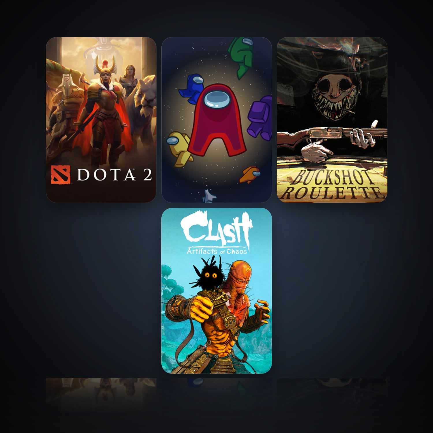 Dota 2 & Among Us | Clean — HabibiAccounts