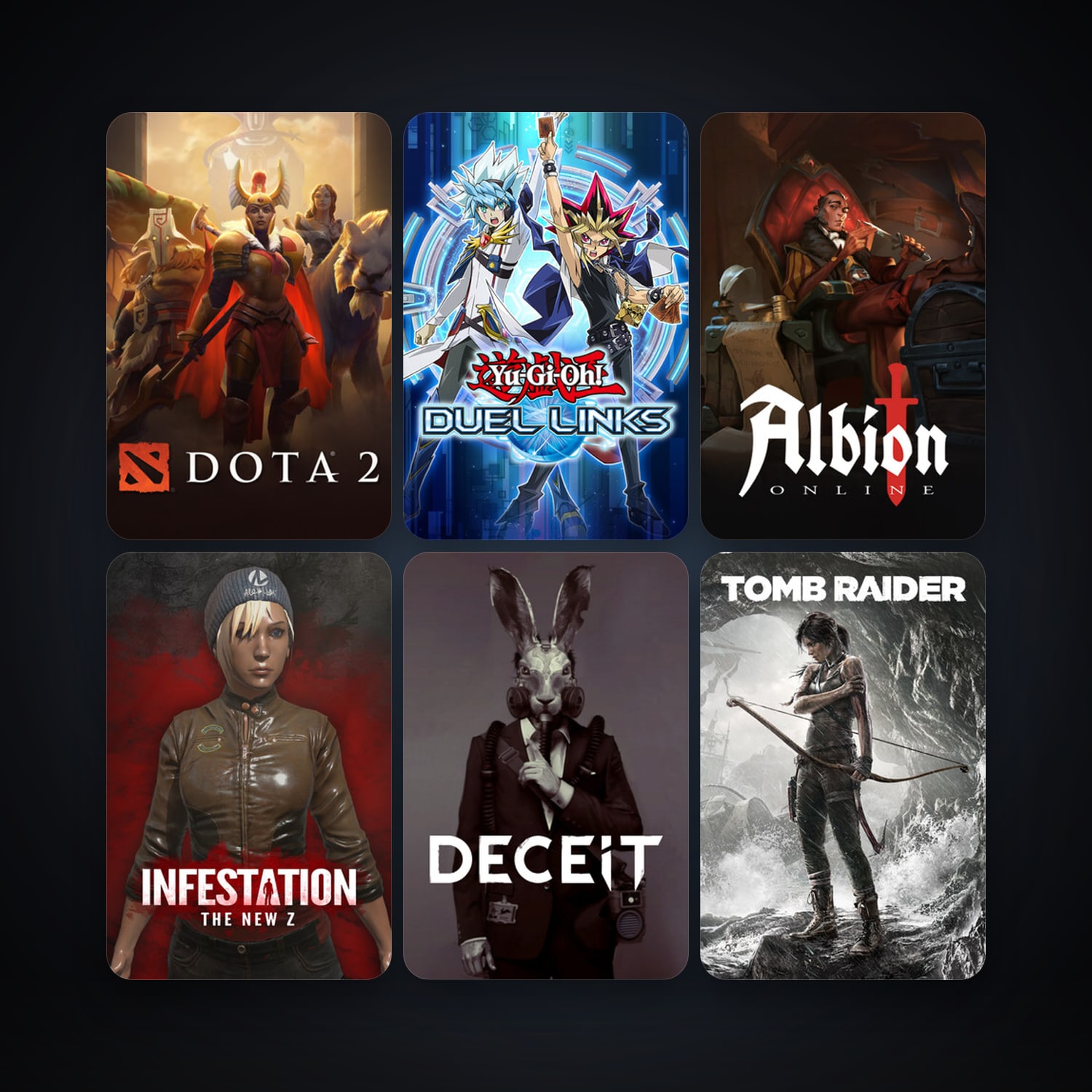 Dota 2 + Tomb Raider, 14 games, clean — HabibiAccounts