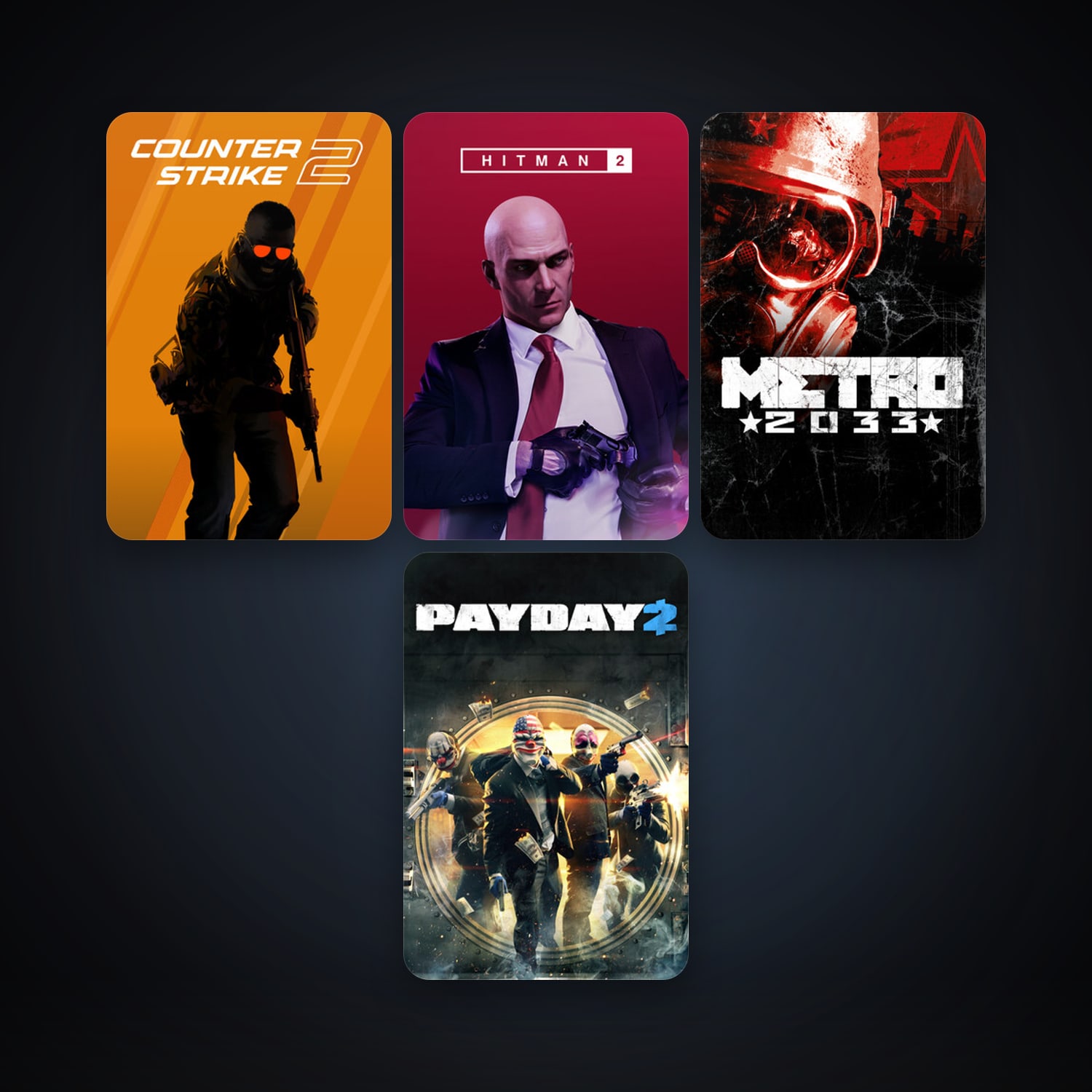 CS2 Prime + Metro 2033, 7 games, clean — HabibiAccounts