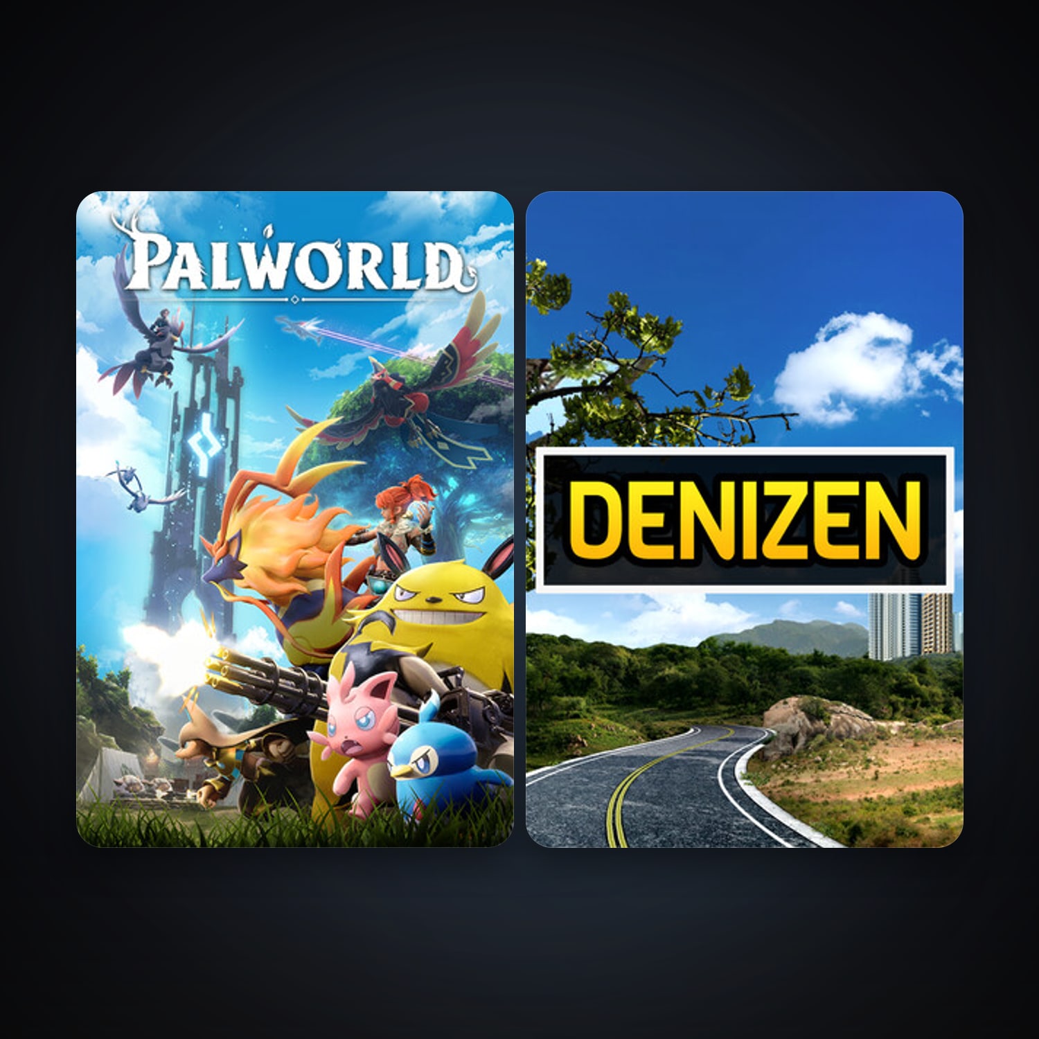 Palworld + Denizen, 3 games, clean — HabibiAccounts