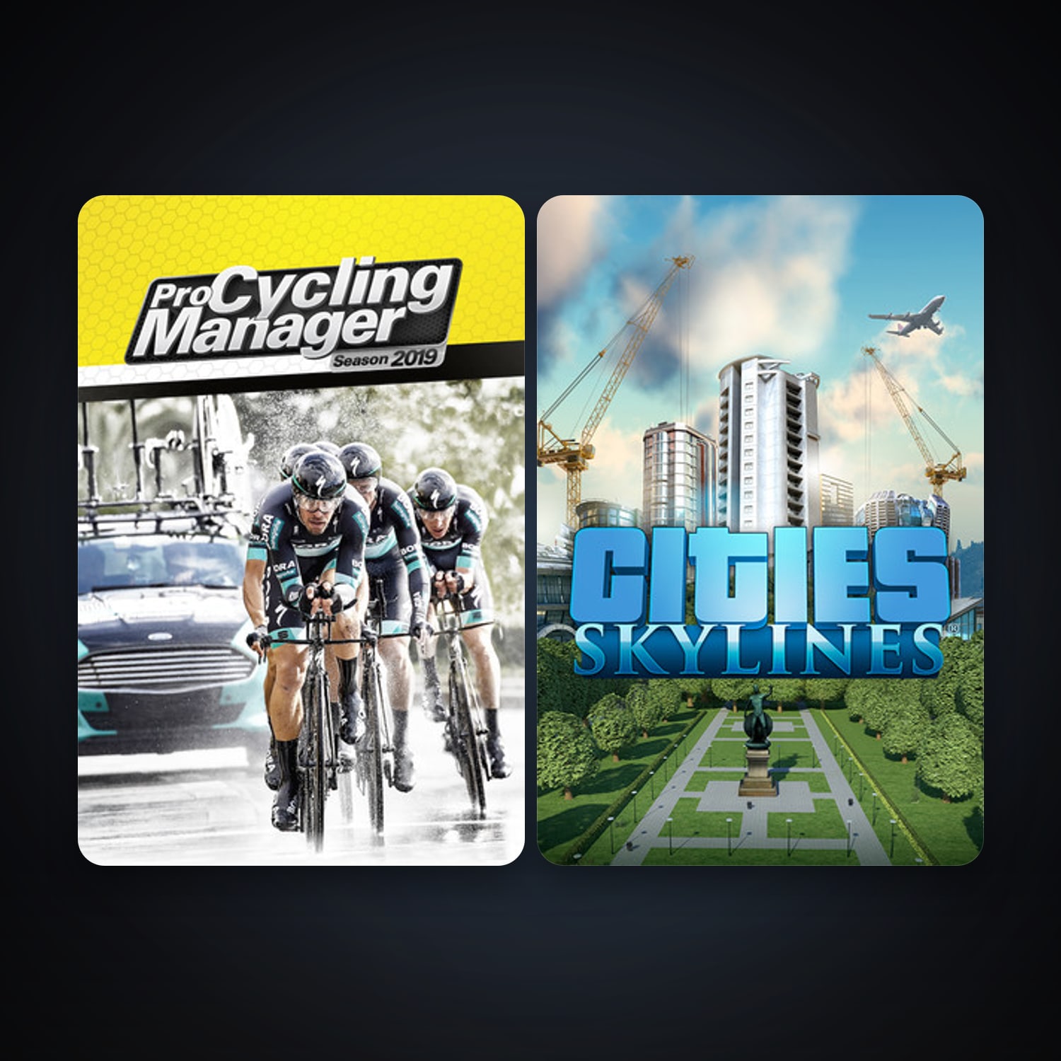 Pro Cycling Manager 2019 & Cities: Skylines — HabibiAccounts