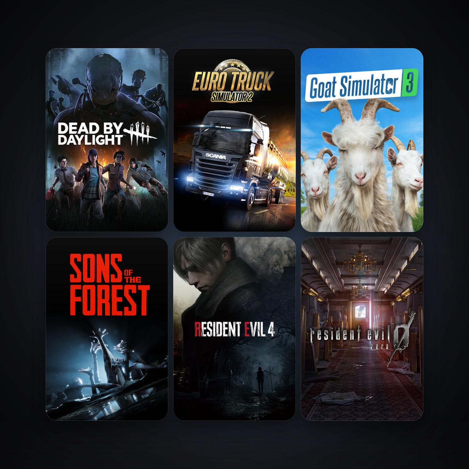 Resident Evil 5 + Resident Evil 6, 27 games, clean — HabibiAccounts