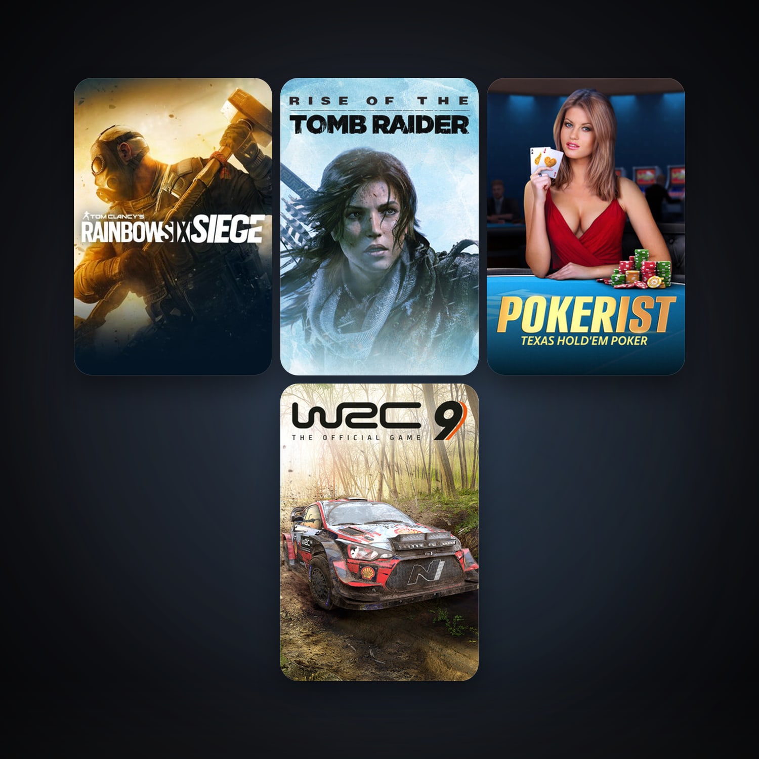 Tom Clancy's Rainbow Six Siege + Rise of the Tomb Raider, 24 games, clean — HabibiAccounts