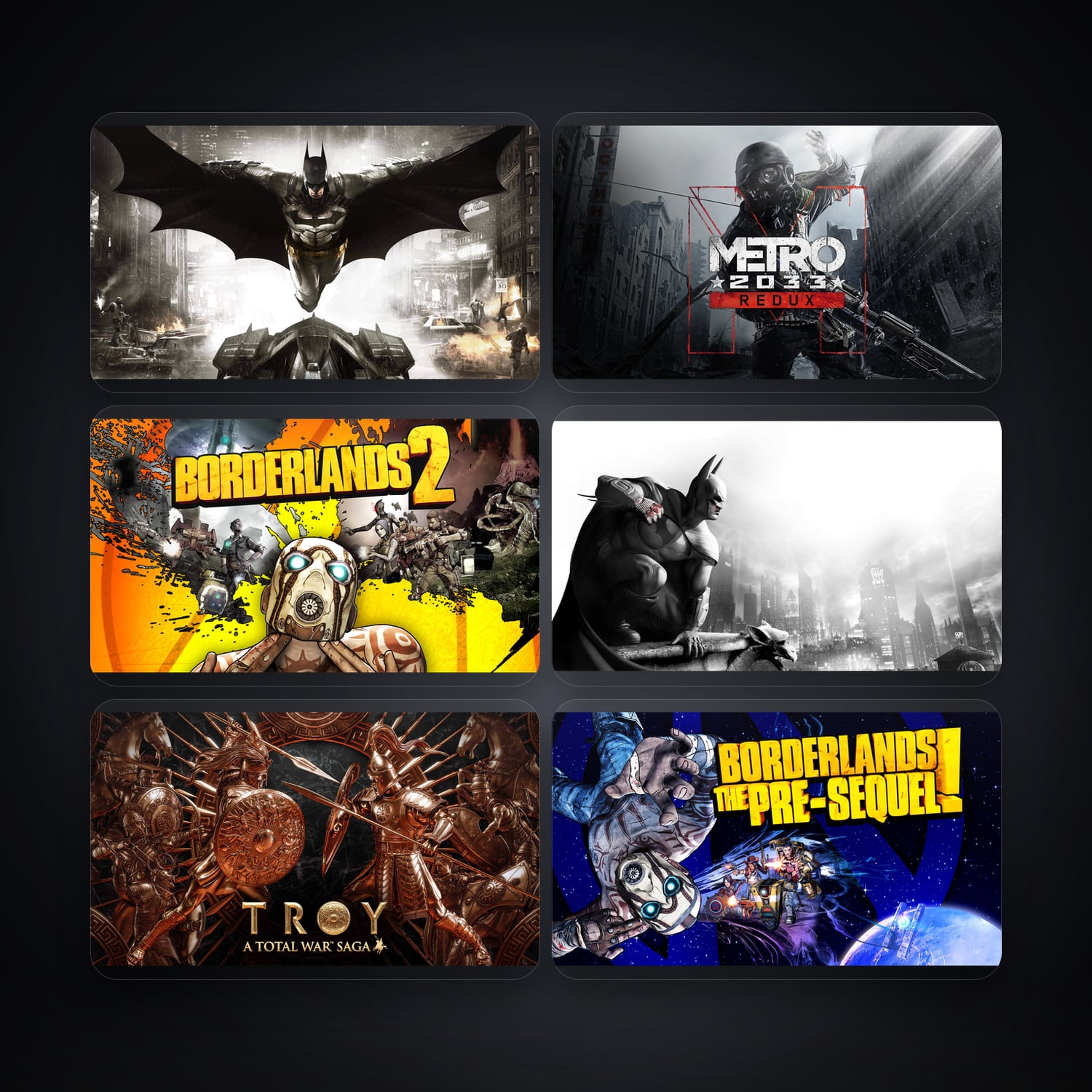 Batman Arkham Knight & Metro 2033 Redux | 101 Games — HabibiAccounts