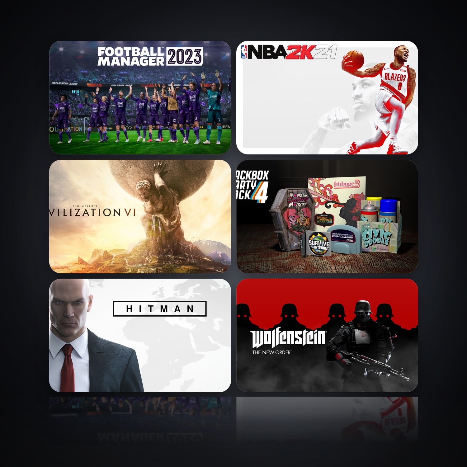 Football Manager 2023 & NBA 2K21 | 32 Games — HabibiAccounts