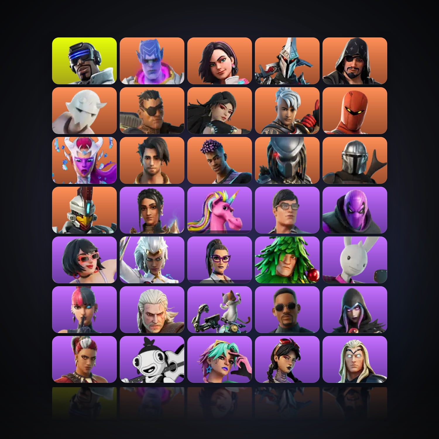 Fortnite | 64 Skins | 300 V-Bucks | Level 1151 | 93 Wins — HabibiAccounts