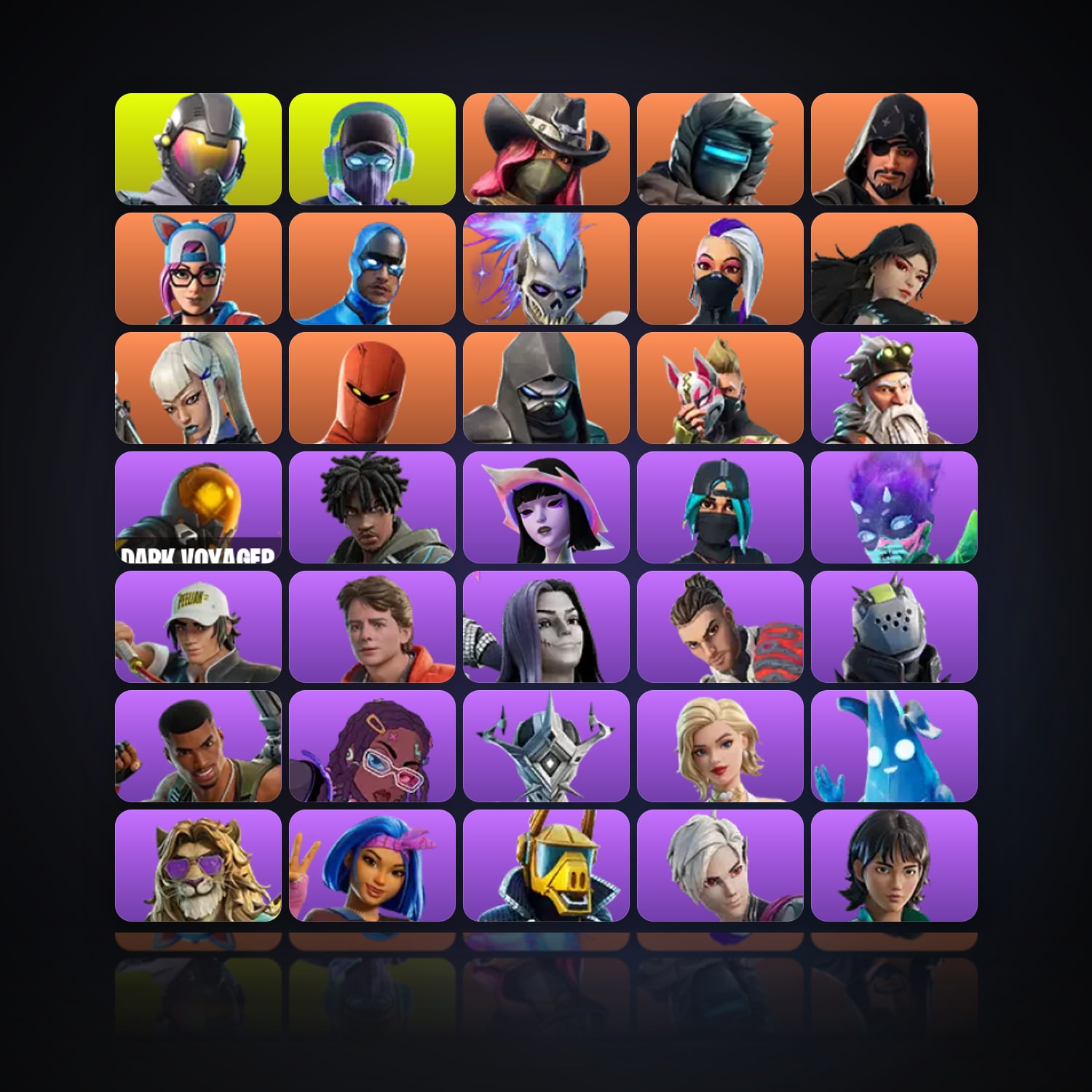 Fortnite | 72 Skins | 1.5K V-Bucks | Level 1158 | 83 Wins — HabibiAccounts