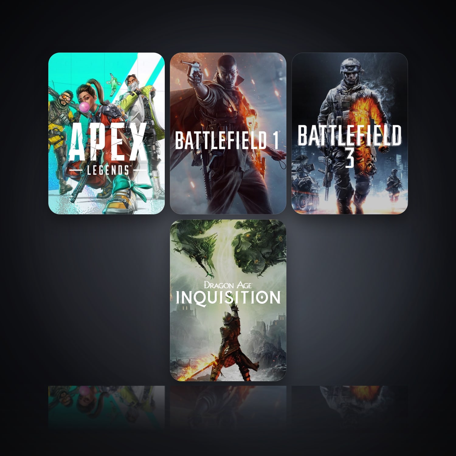 Apex Legends & Battlefield 1 | 4 Games | Apex Lvl 4 — HabibiAccounts