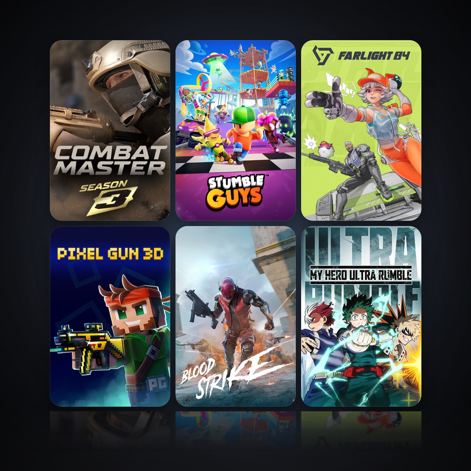 Combat Master: Season 1 & Stumble Guys | 13 Games | Clean — HabibiAccounts