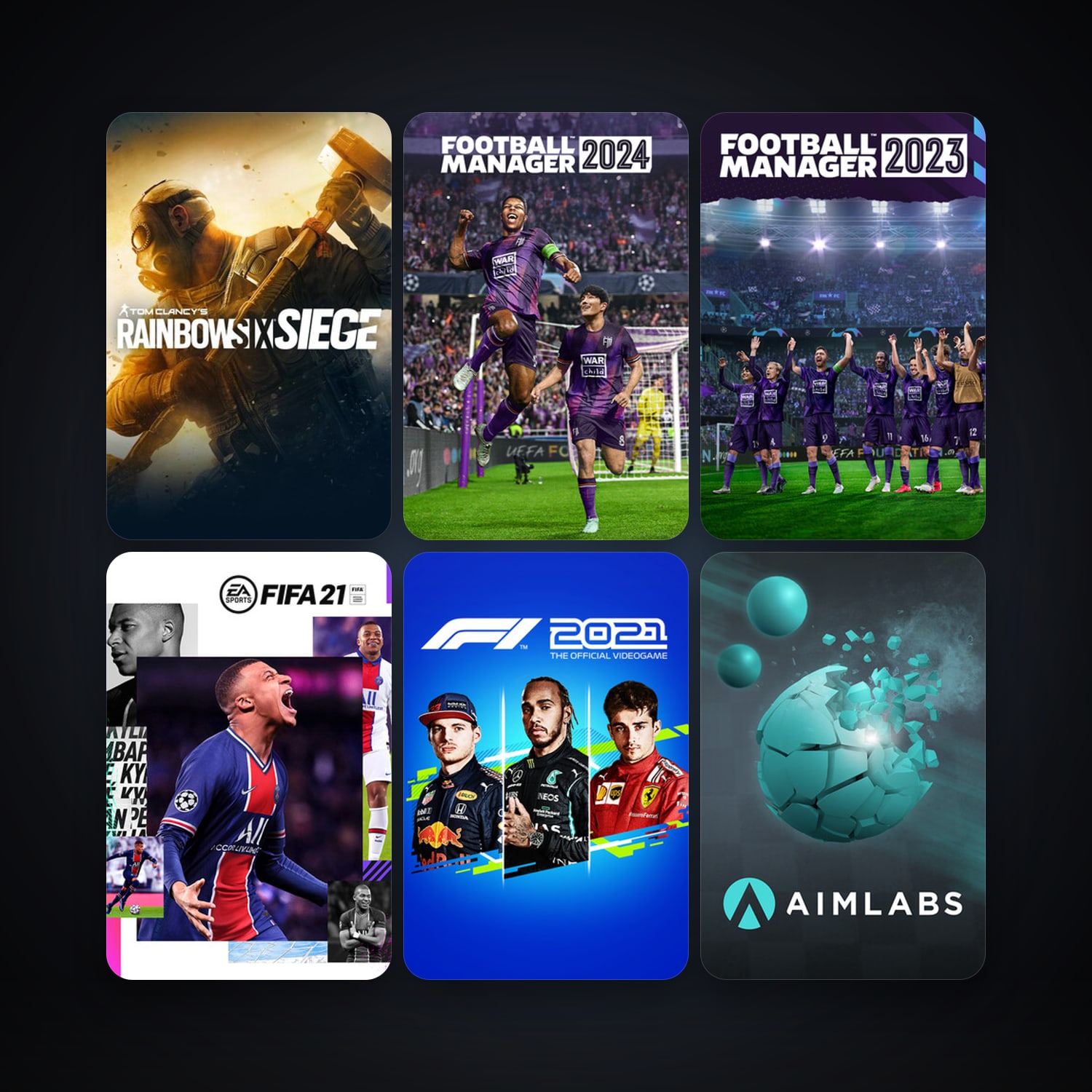 Tom Clancy's Rainbow Six Siege + Aimlabs, 13 games, clean — HabibiAccounts