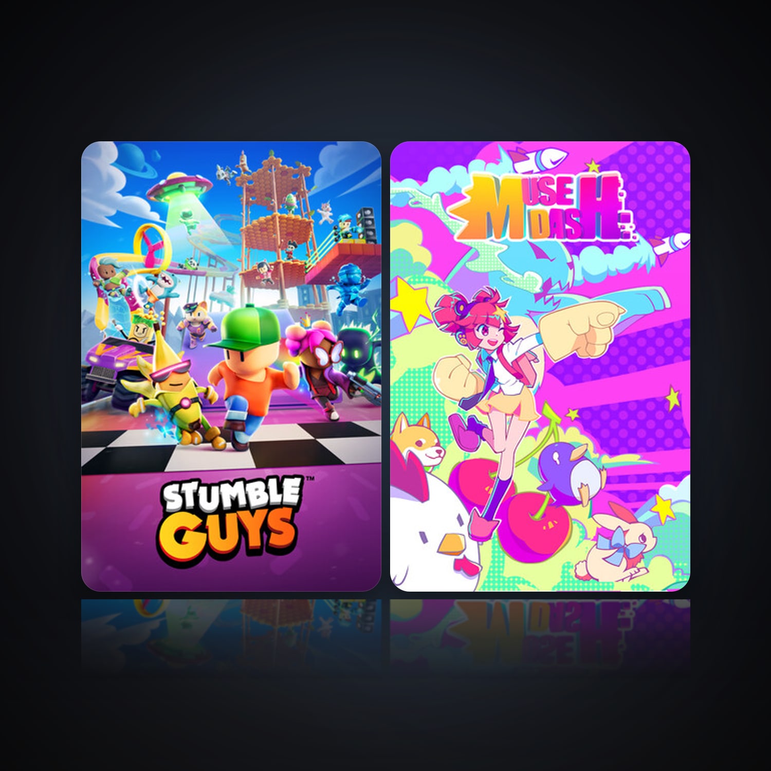 Stumble Guys & Muse Dash — HabibiAccounts