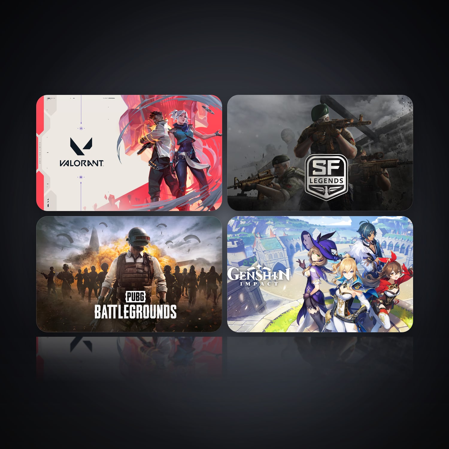 VALORANT & SF Legends | 4 Games — HabibiAccounts