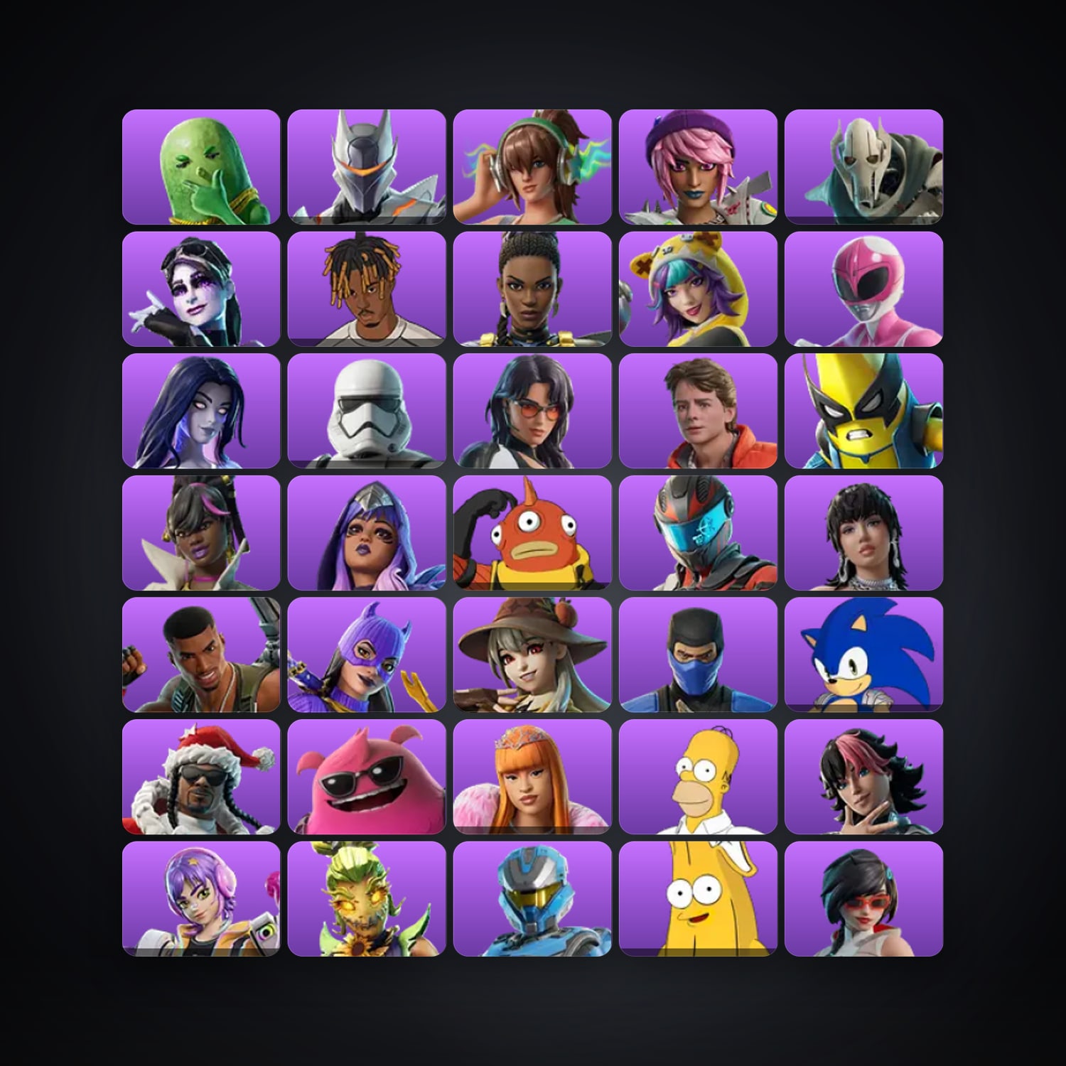 Fortnite account with Big Dill & O.M.E.G.A. Suit Alpha — 201 skins — 850 V-Bucks — lvl 1991 — HabibiAccounts