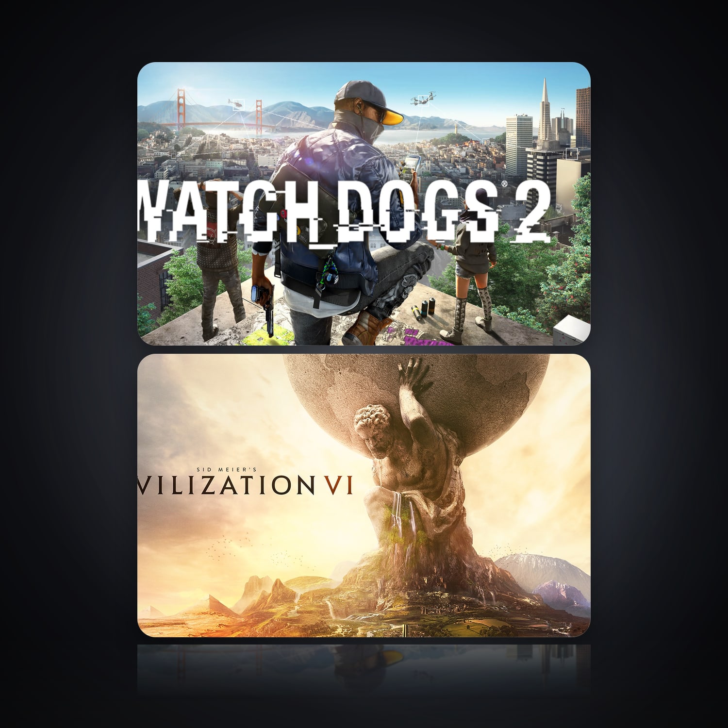 Watch Dogs 2 & Sid Meier's Civilization VI | 2 Games — HabibiAccounts