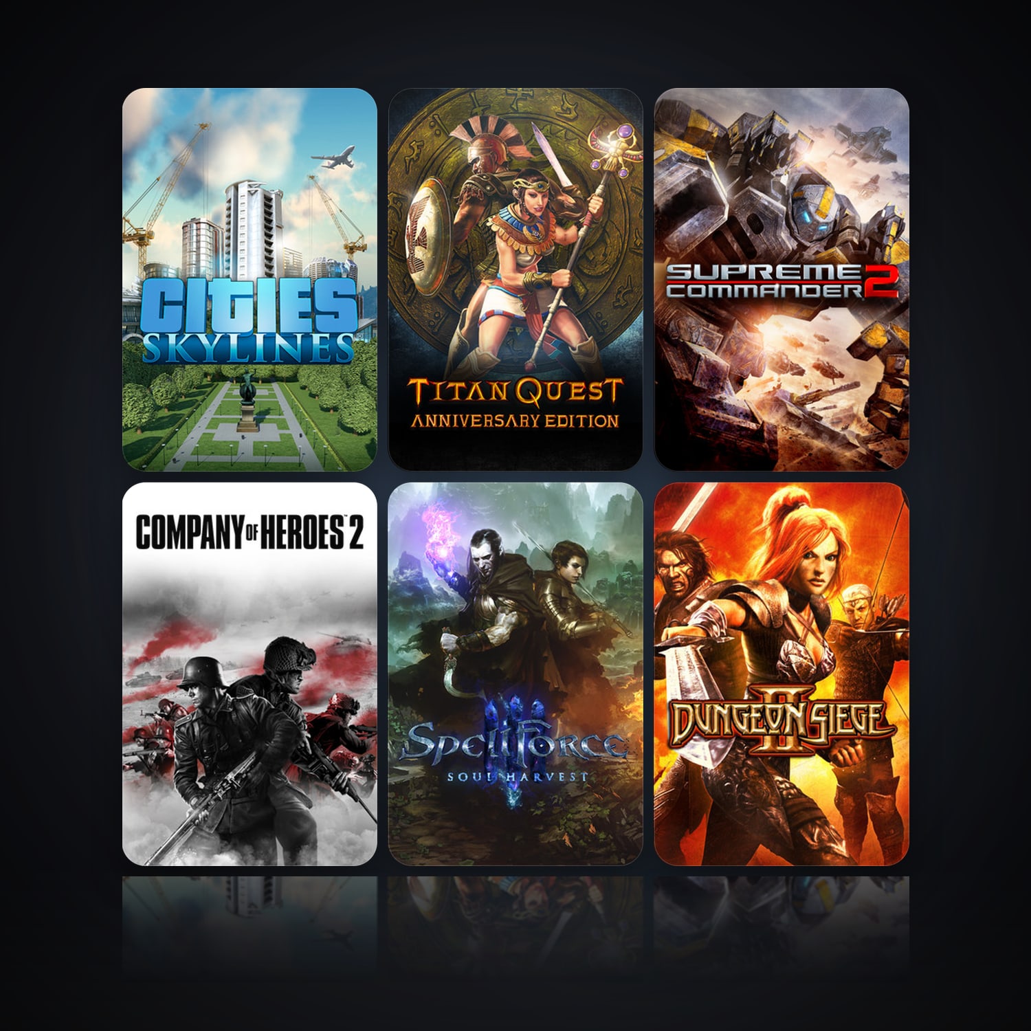 Cities: Skylines & Titan Quest Anniversary Edition | 30 Games | Clean — HabibiAccounts