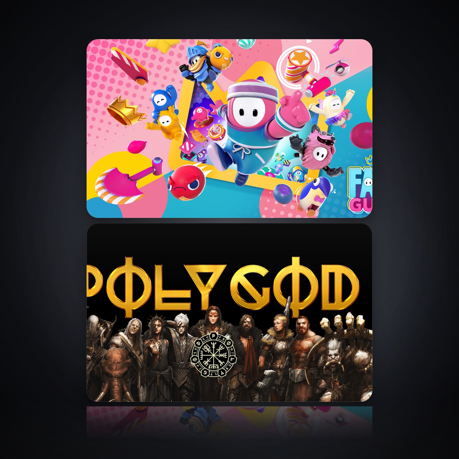 Fall Guys & POLYGOD | 2 Games — HabibiAccounts
