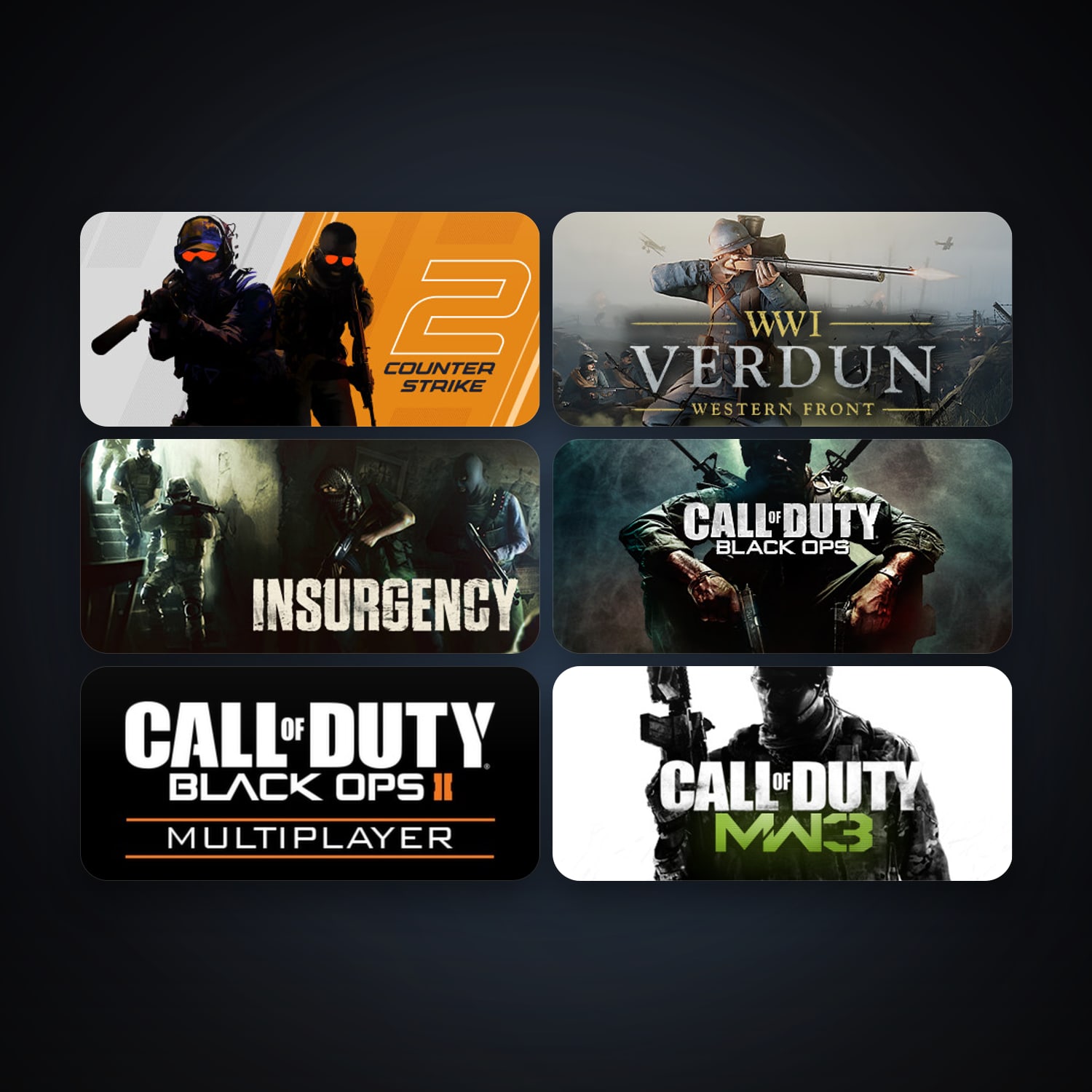 Steam account: CS2 Prime + Call of Duty: Modern Warfare 3 - Multiplayer, 12 games, clean — HabibiAccounts