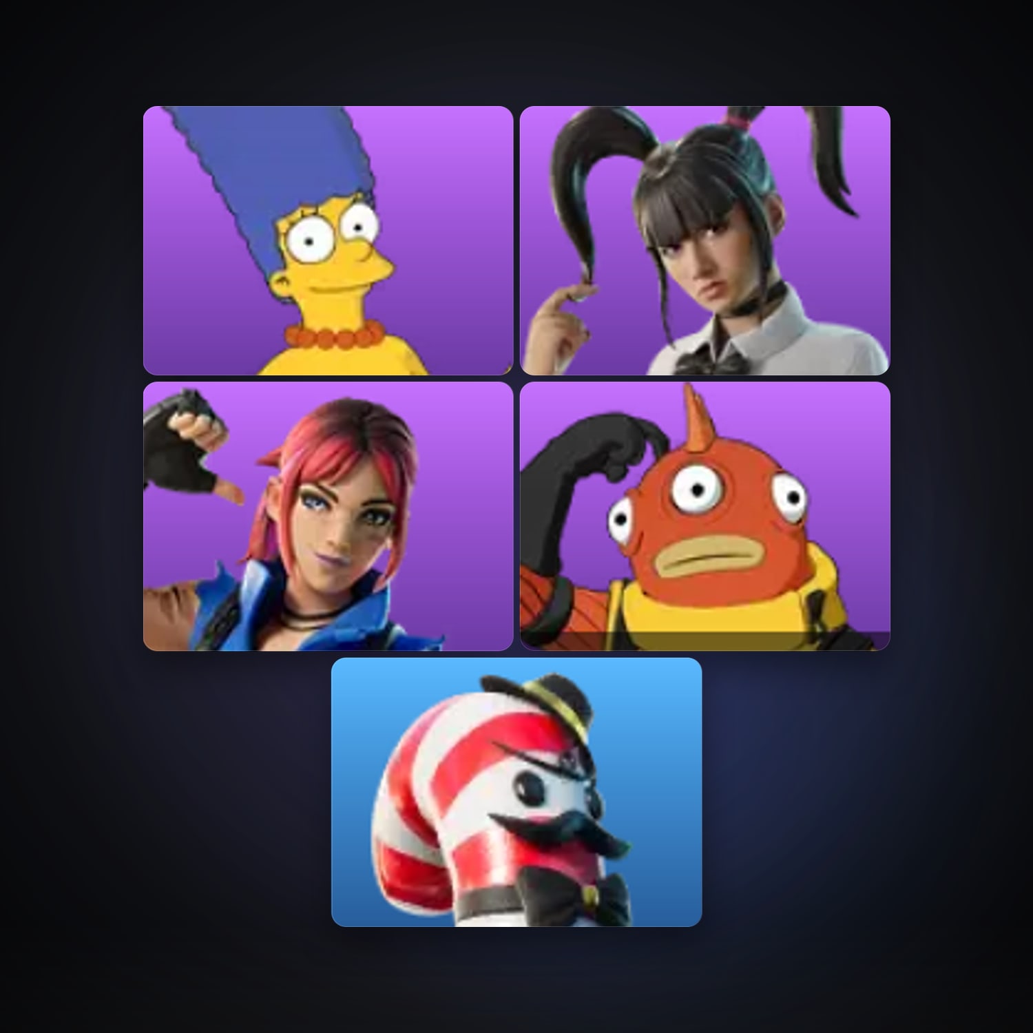 Fortnite | 5 Skins | 400 V-Bucks | Level 63 | 2 Wins — HabibiAccounts