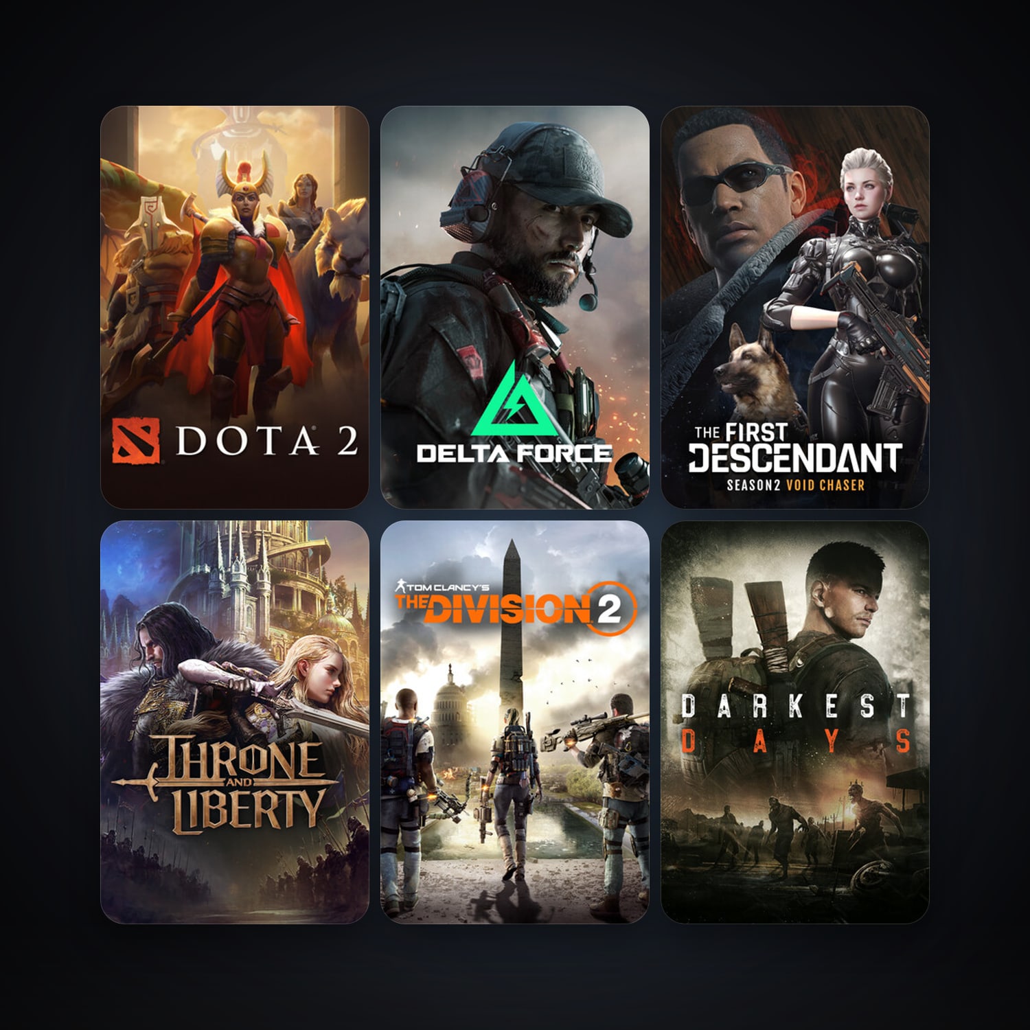 Dota 2 & Delta Force: Hawk Ops | 16 Games | Clean — HabibiAccounts