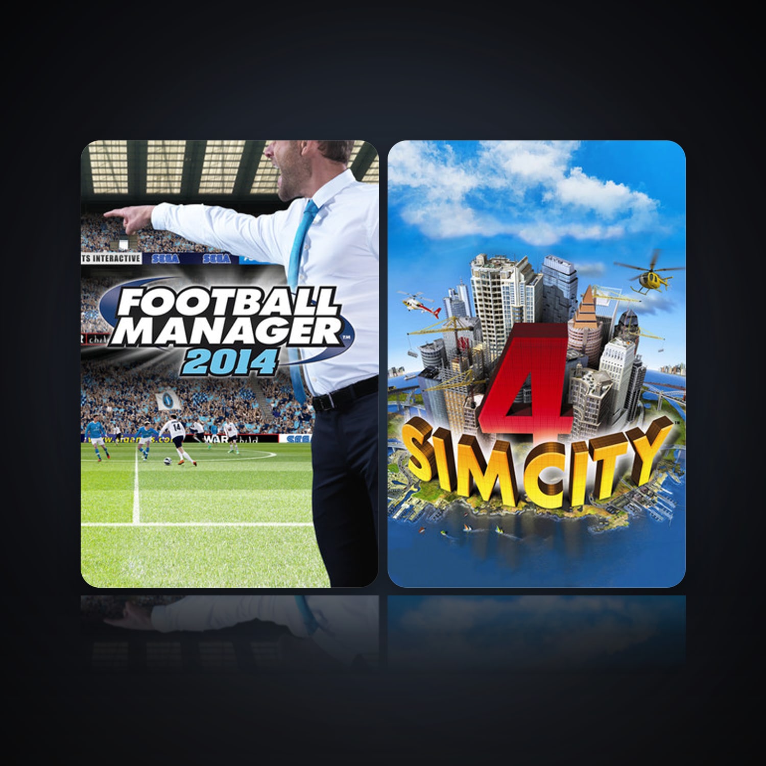 Football Manager 2014 & SimCity 4 Deluxe Edition — HabibiAccounts