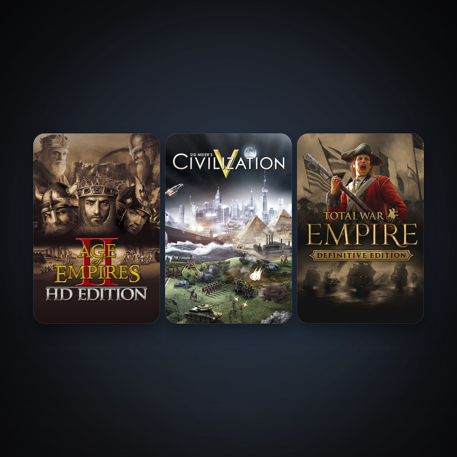 Age of Empires II & Sid Meier's Civilization V — HabibiAccounts