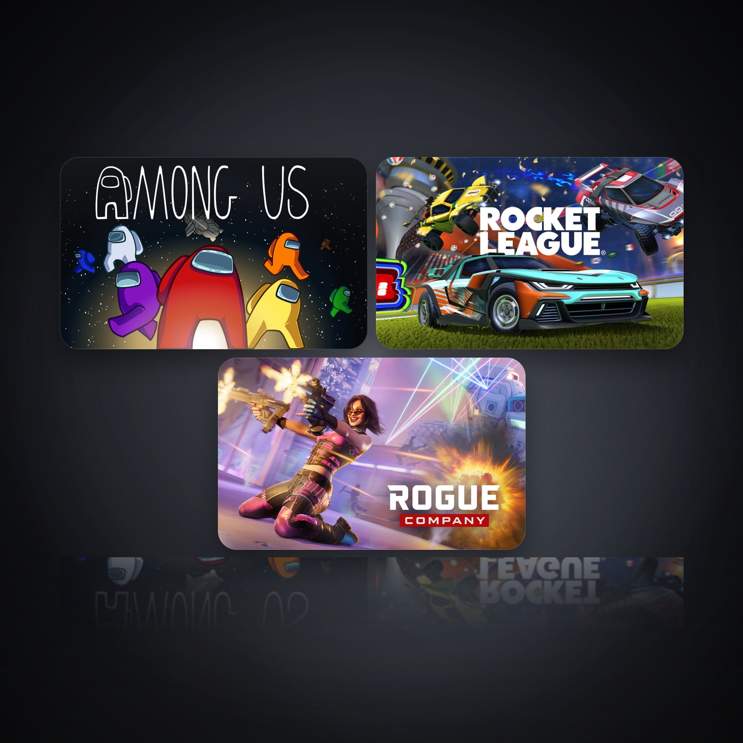 Among Us & Rocket League | 3 Games — HabibiAccounts