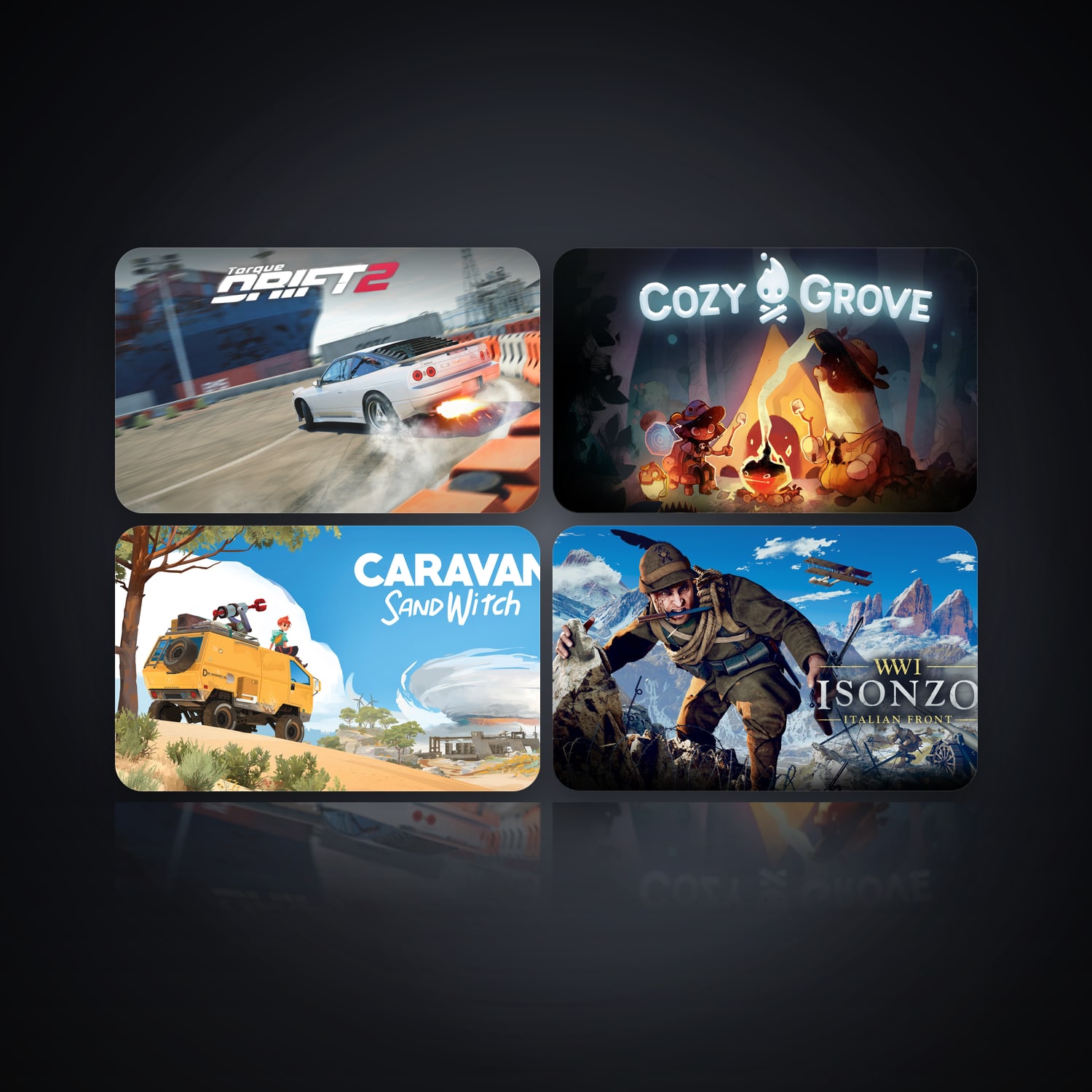 Torque Drift 2 & Cozy Grove | 5 Games — HabibiAccounts