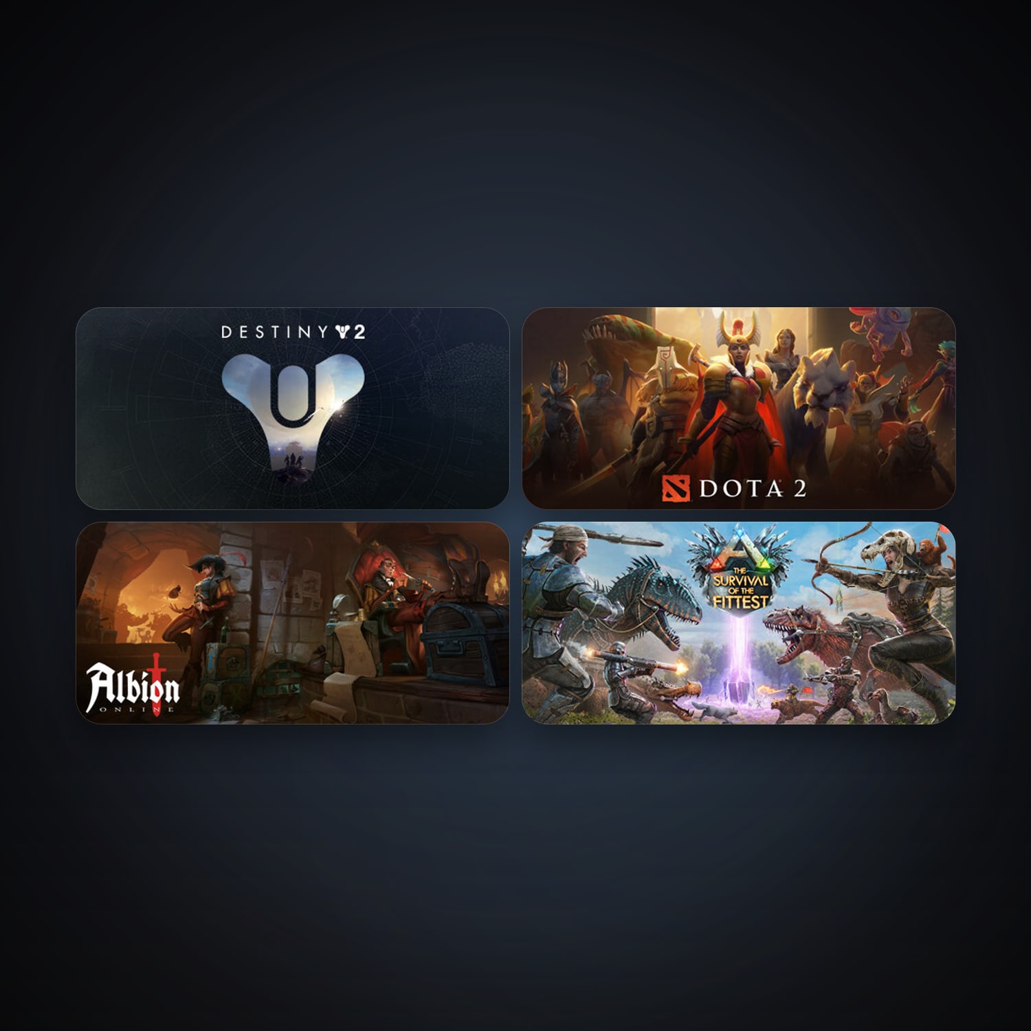Dota 2 + ARK: The Survival Of The Fittest, 7 games, clean — HabibiAccounts