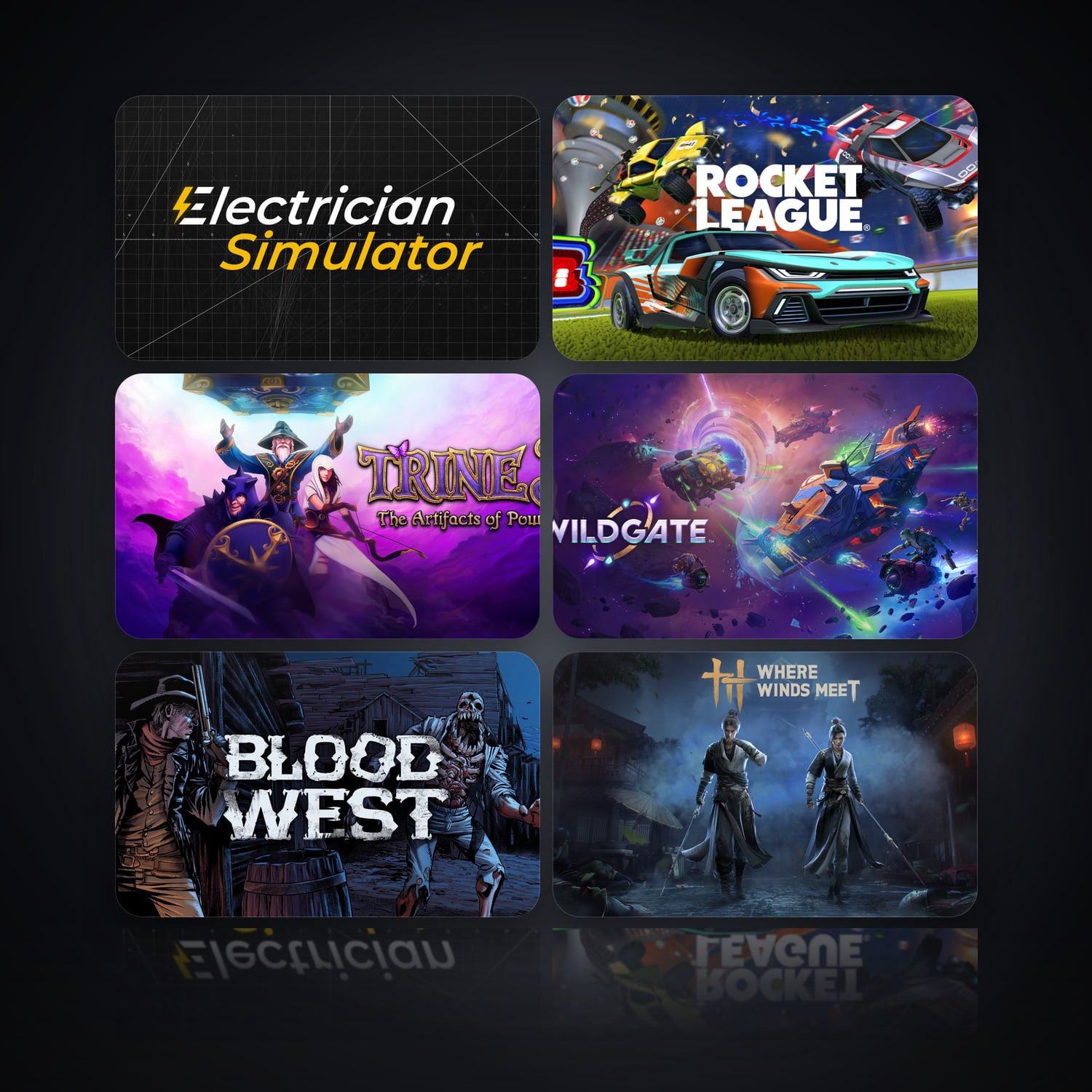 Electrician Simulator & Rocket League | 18 Games — HabibiAccounts