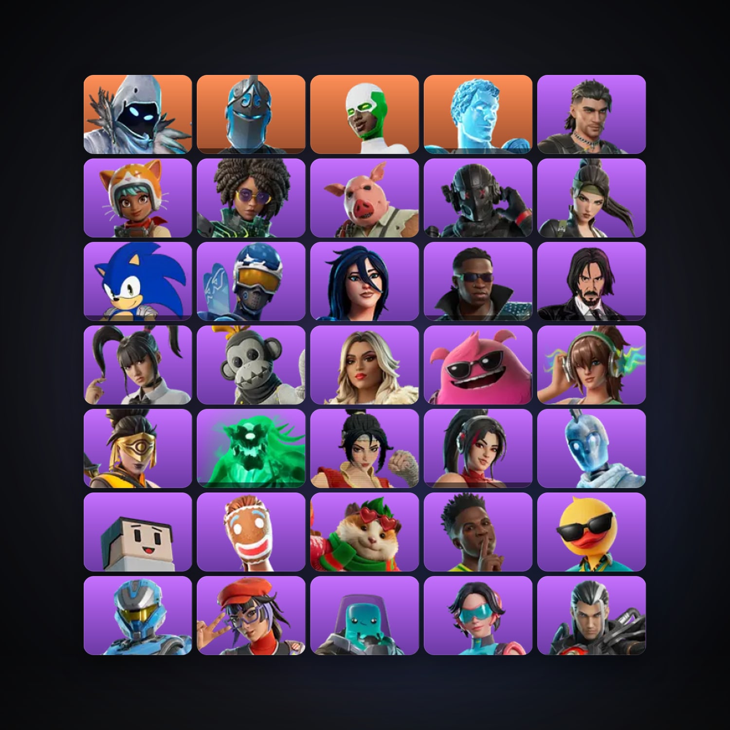 Fortnite | 49 Skins | 950 V-Bucks | Level 1949 | 134 Wins — HabibiAccounts