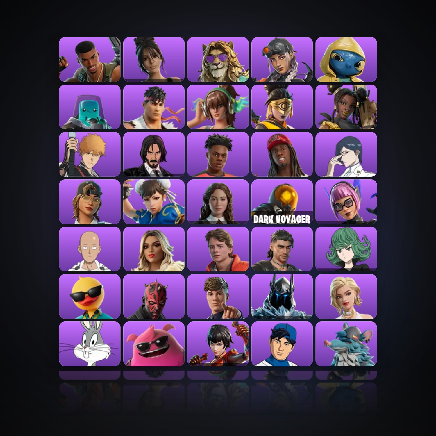 Fortnite | 58 Skins | Level 1175 | 60 Wins — HabibiAccounts