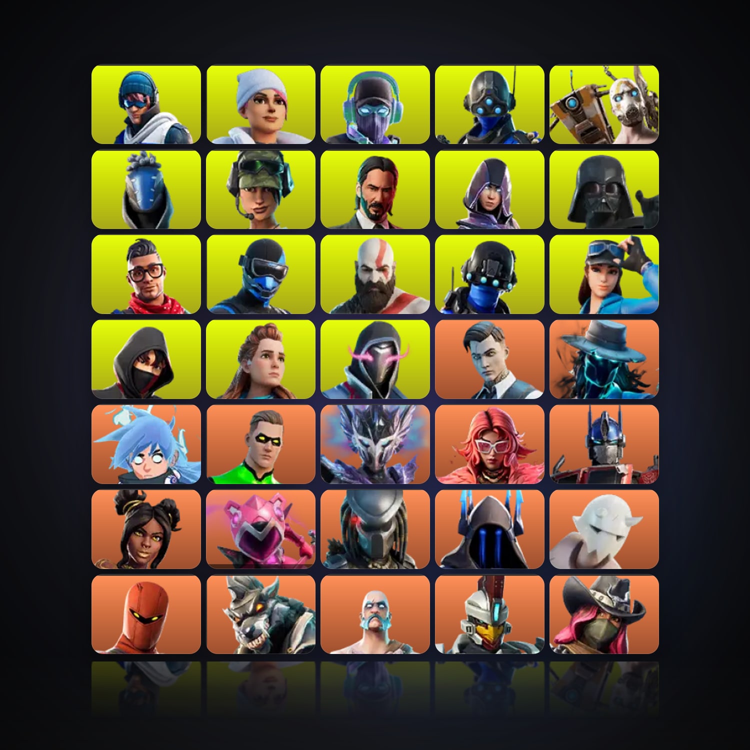 Fortnite | 517 Skins | 3K V-Bucks | Level 4725 | 275 Wins — HabibiAccounts
