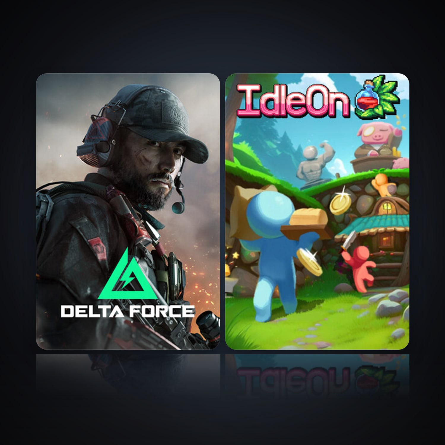 Delta Force: Hawk Ops & IdleOn - The Idle RPG — HabibiAccounts