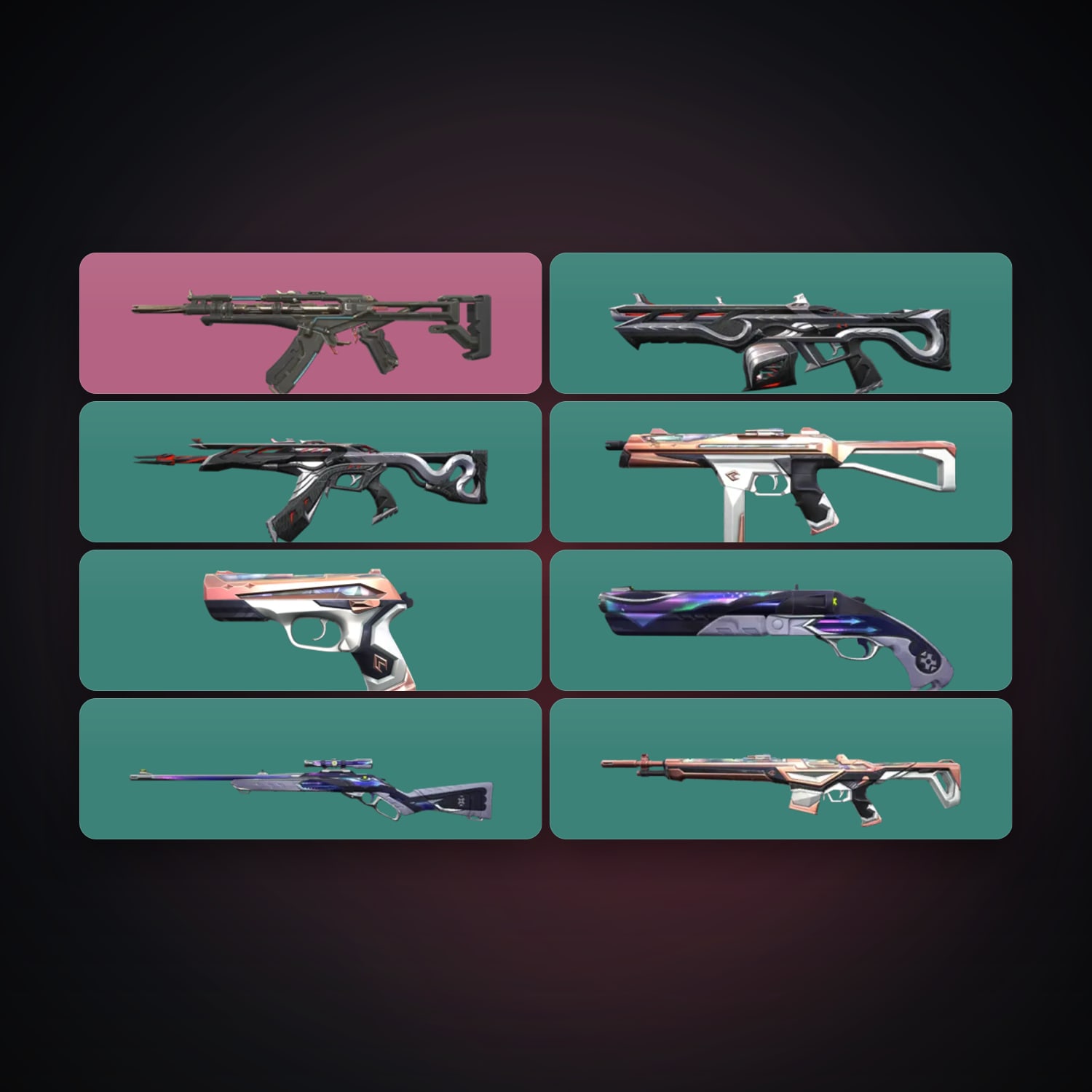 EU Bronze 2 locker — 8 skins, lvl 22 — HabibiAccounts