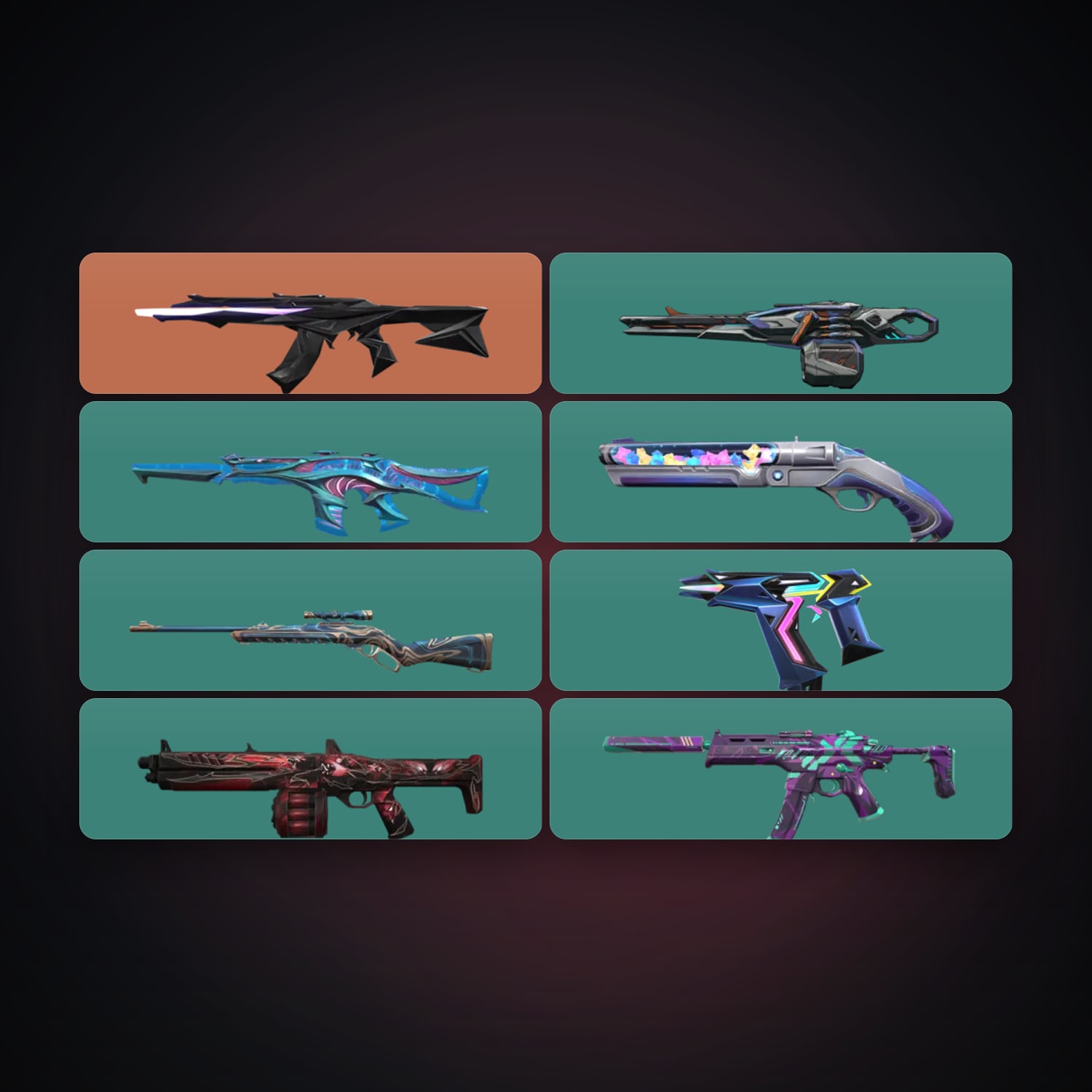 KR locker — 8 skins, lvl 60 — HabibiAccounts