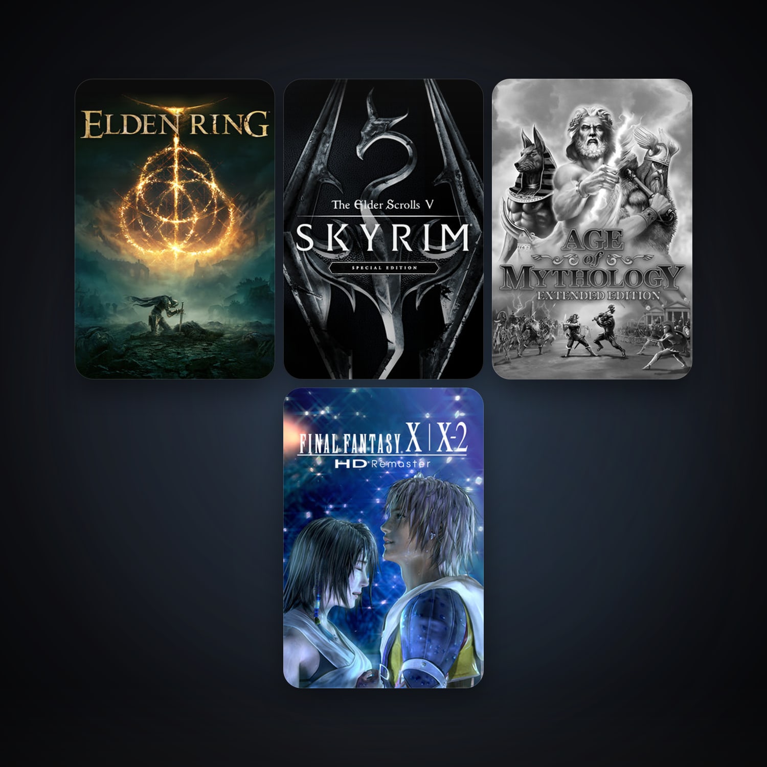 Age of Mythology: Extended Edition + FINAL FANTASY X/X-2 HD Remaster, 5 games, clean — HabibiAccounts