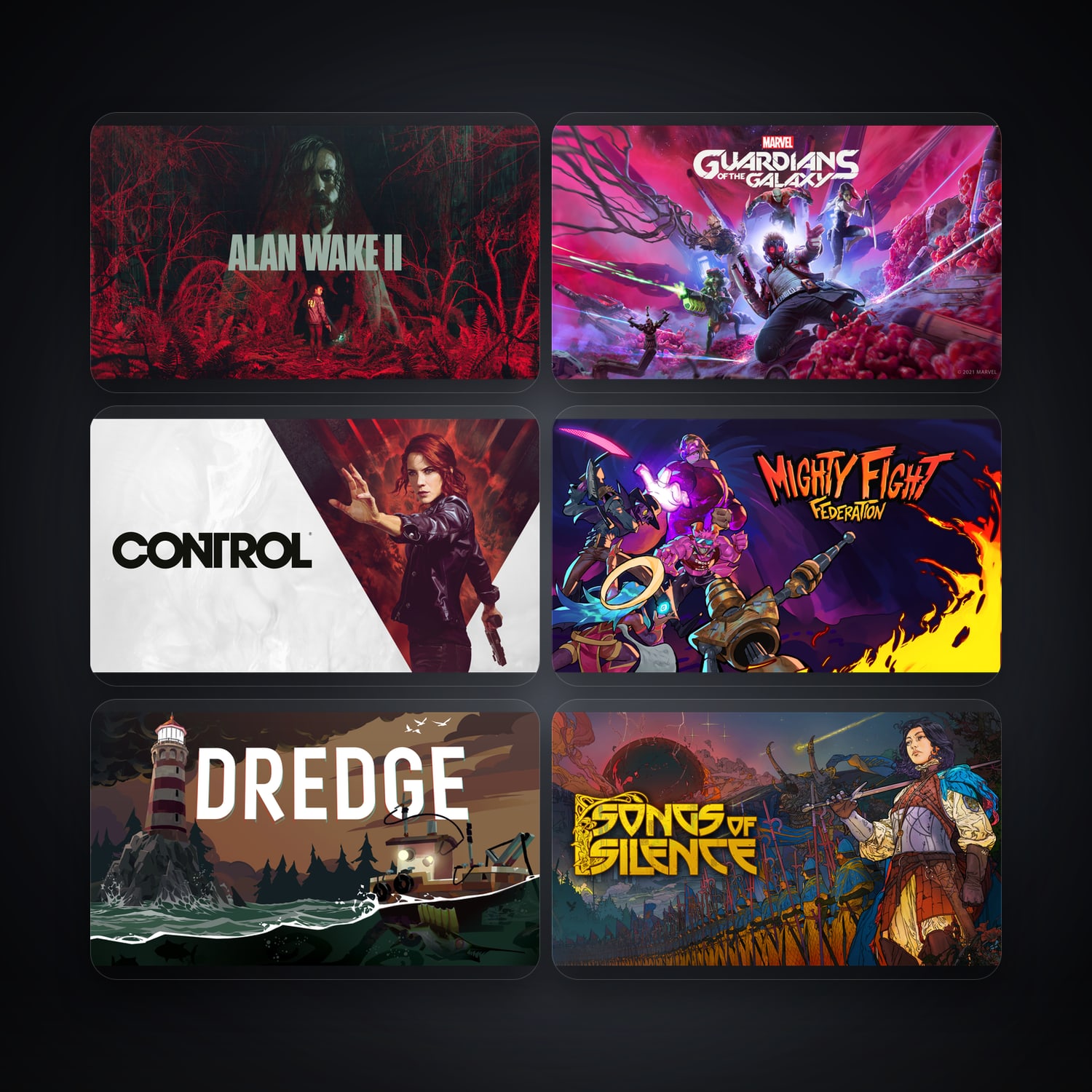 Alan Wake 2 & Marvel's Guardians of the Galaxy | 265 Games — HabibiAccounts