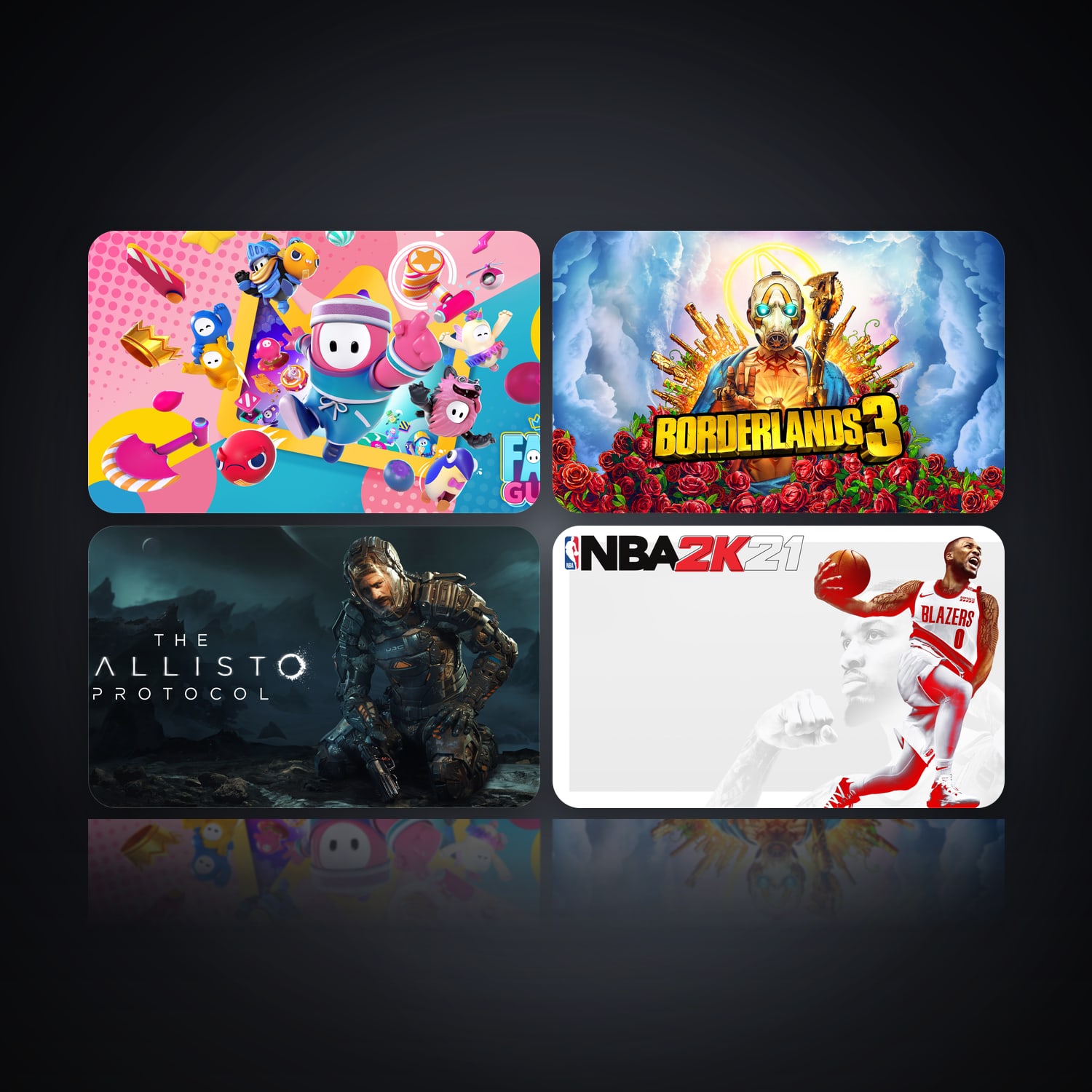 Fall Guys & Borderlands 3 | 4 Games — HabibiAccounts