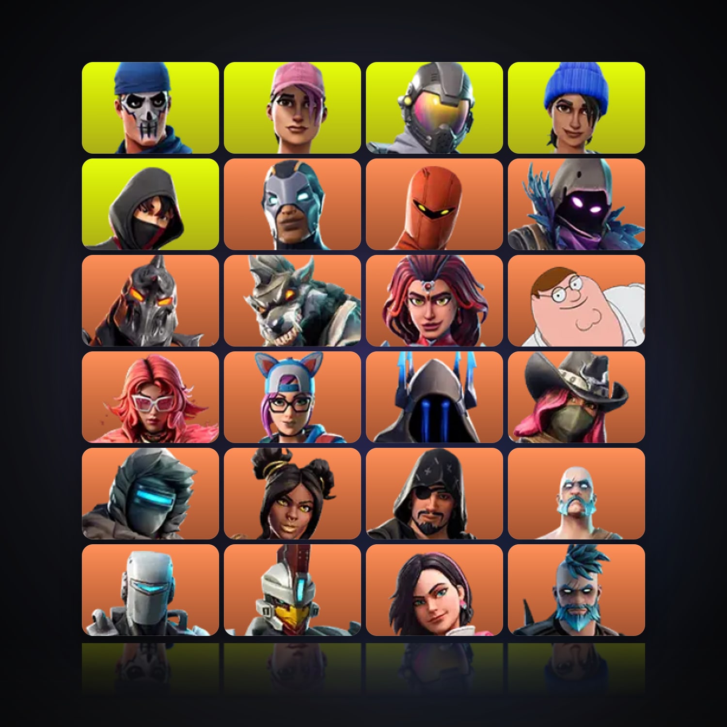 Fortnite | 79 Skins | 400 V-Bucks | Level 1201 | 117 Wins — HabibiAccounts