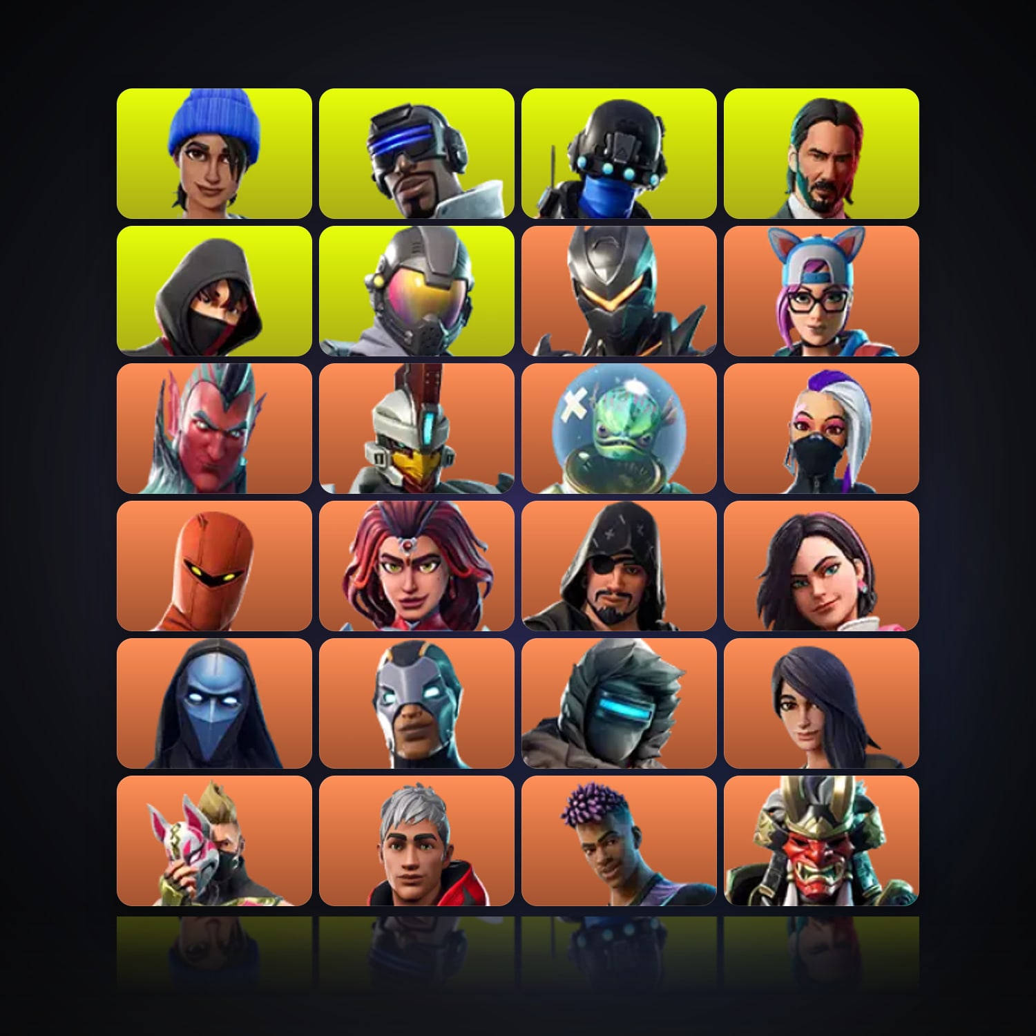 Fortnite | 68 Skins | 350 V-Bucks | Level 545 | 65 Wins — HabibiAccounts