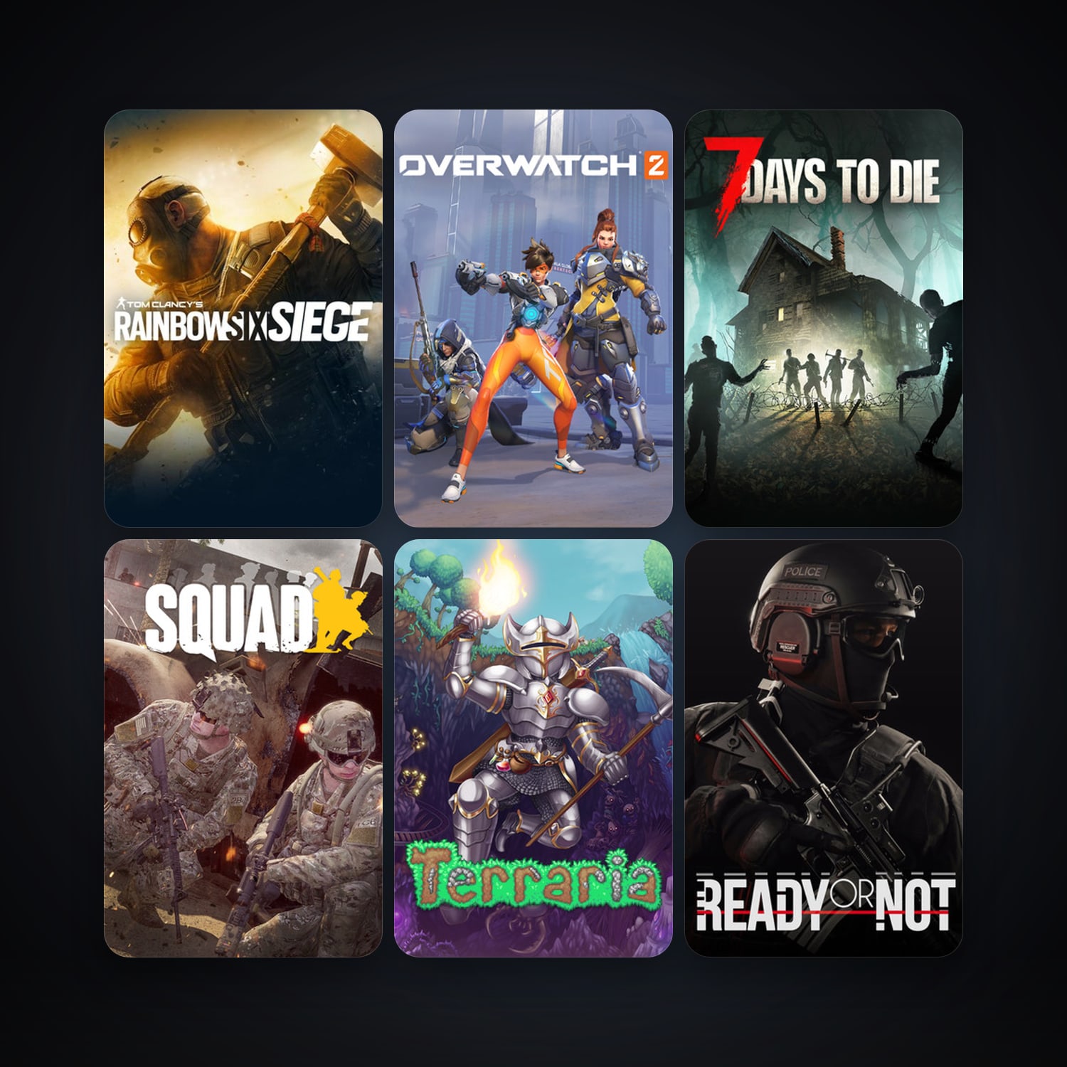 Terraria + Arma 3, 35 games, clean — HabibiAccounts