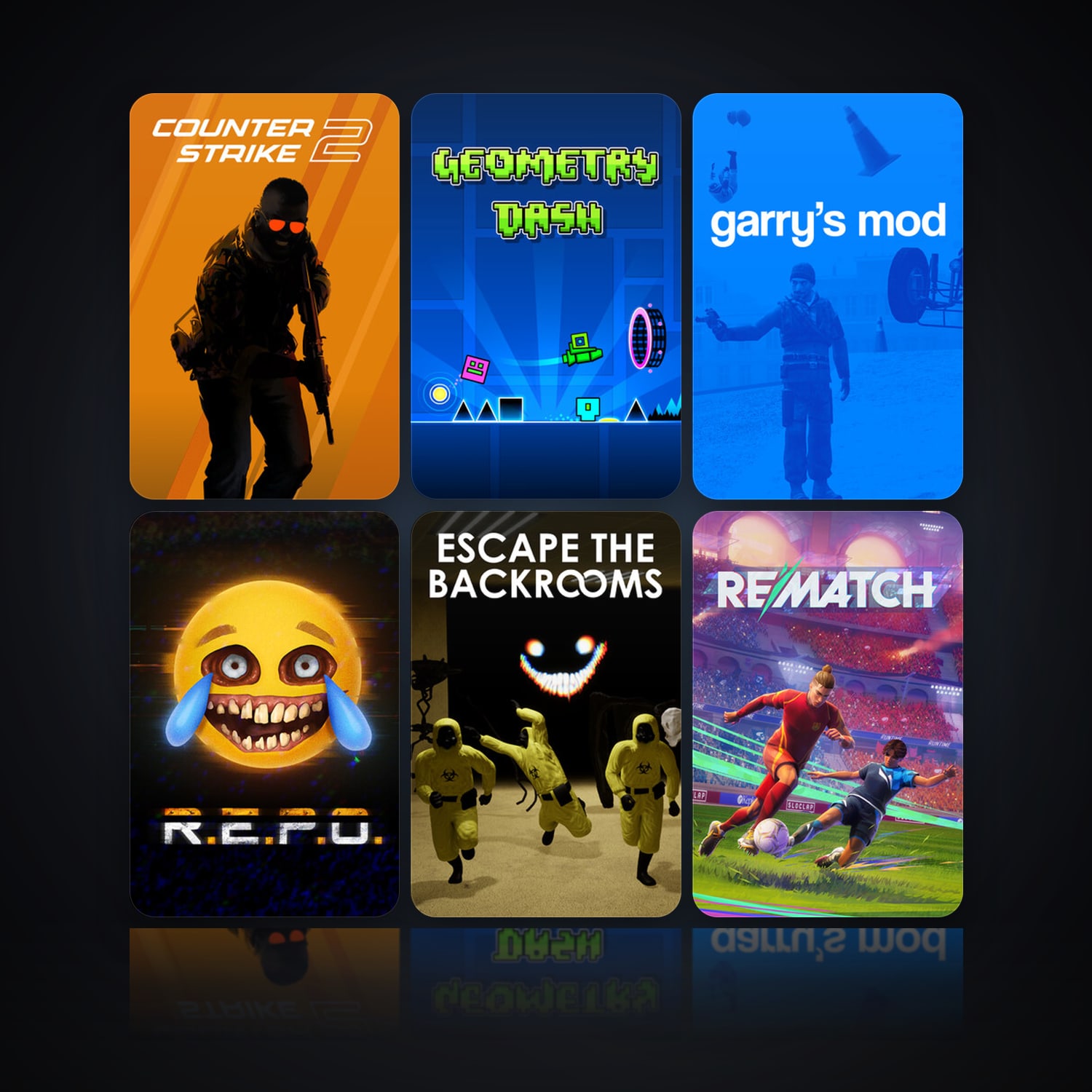 هالحساب ستيم فلين، Portal 2 وCS2 Prime، 15 لعبة، صامد واضح — HabibiAccounts