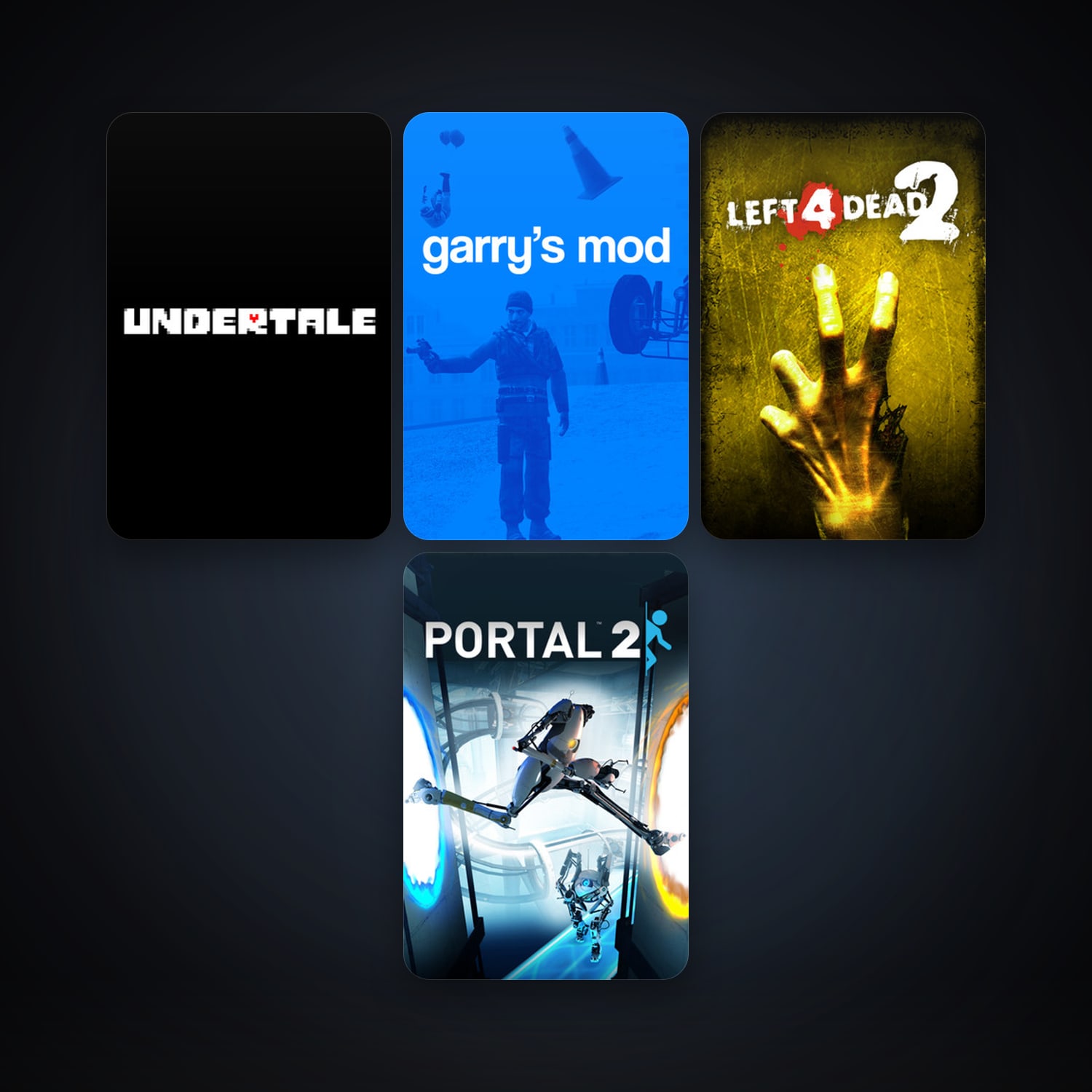 Left 4 Dead 2 + Portal 2, 6 games, clean — HabibiAccounts