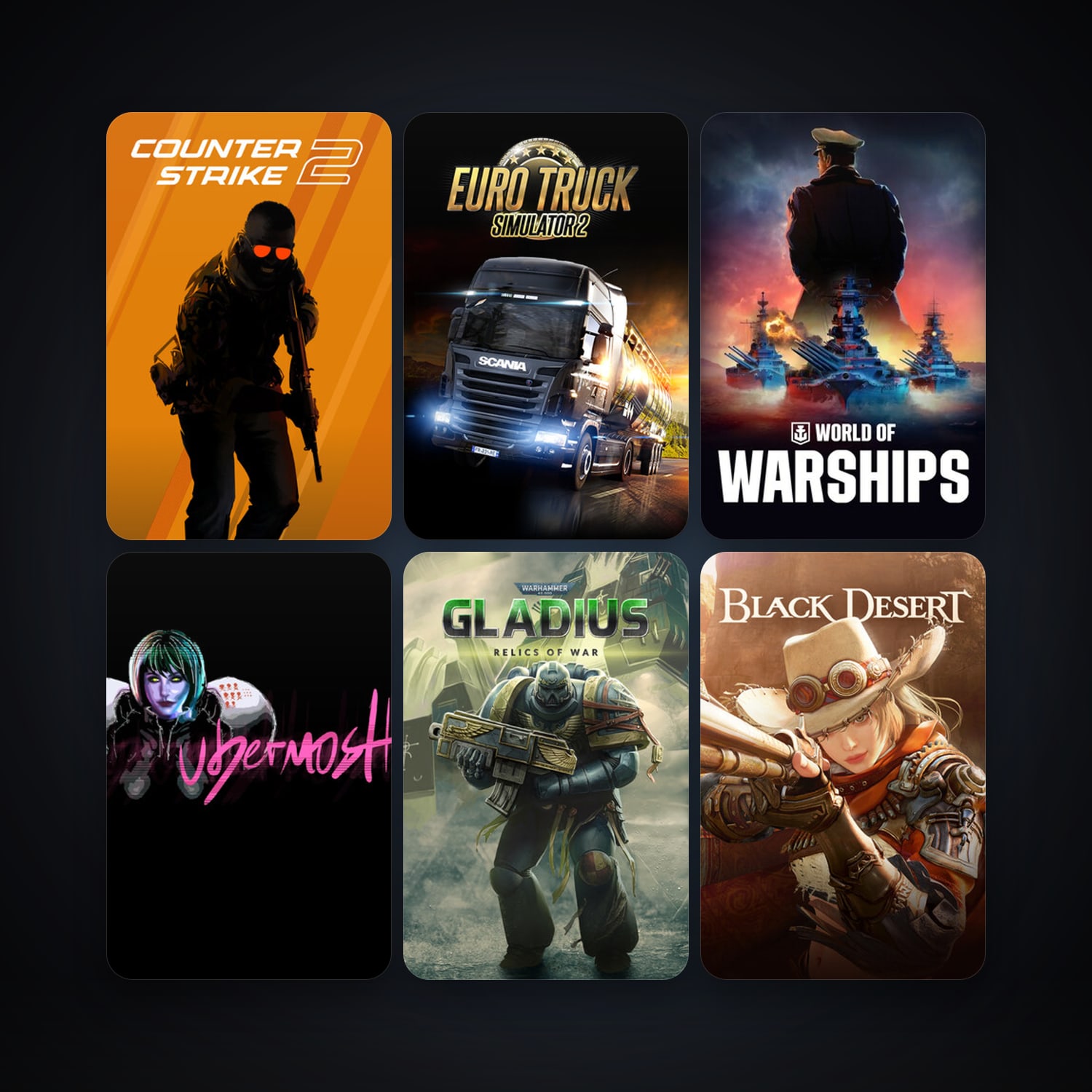 CS2 Prime + Euro Truck Simulator 2, 36 games, Steam 10, clean — HabibiAccounts