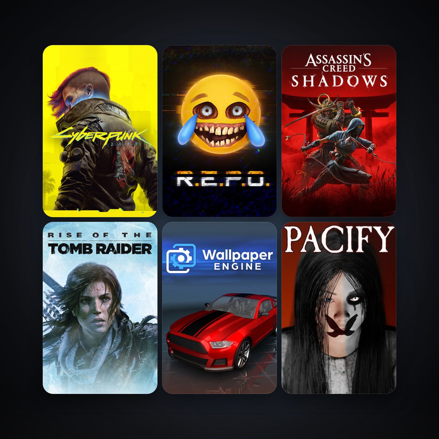 Rise of the Tomb Raider + Wallpaper Engine, 19 games, clean — HabibiAccounts