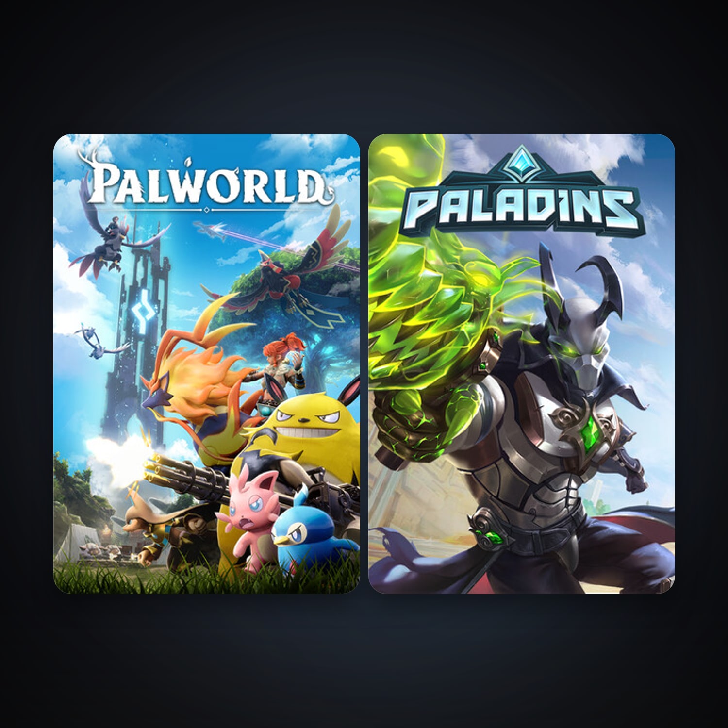 Paladins + Palworld, 4 games, clean — HabibiAccounts