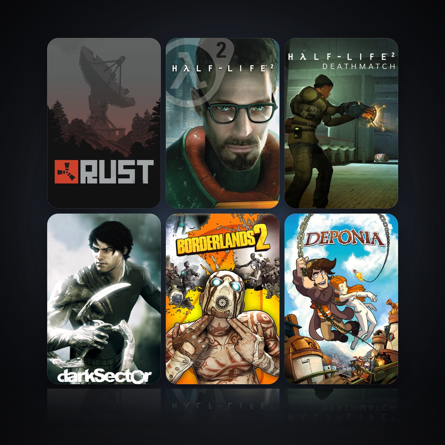 Rust & Half-Life 2 | Level 11 | 112 Games | Clean — HabibiAccounts