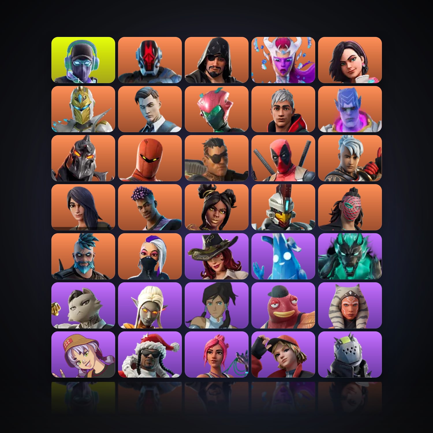 Fortnite | 92 Skins | 200 V-Bucks | Level 1278 | 163 Wins — HabibiAccounts