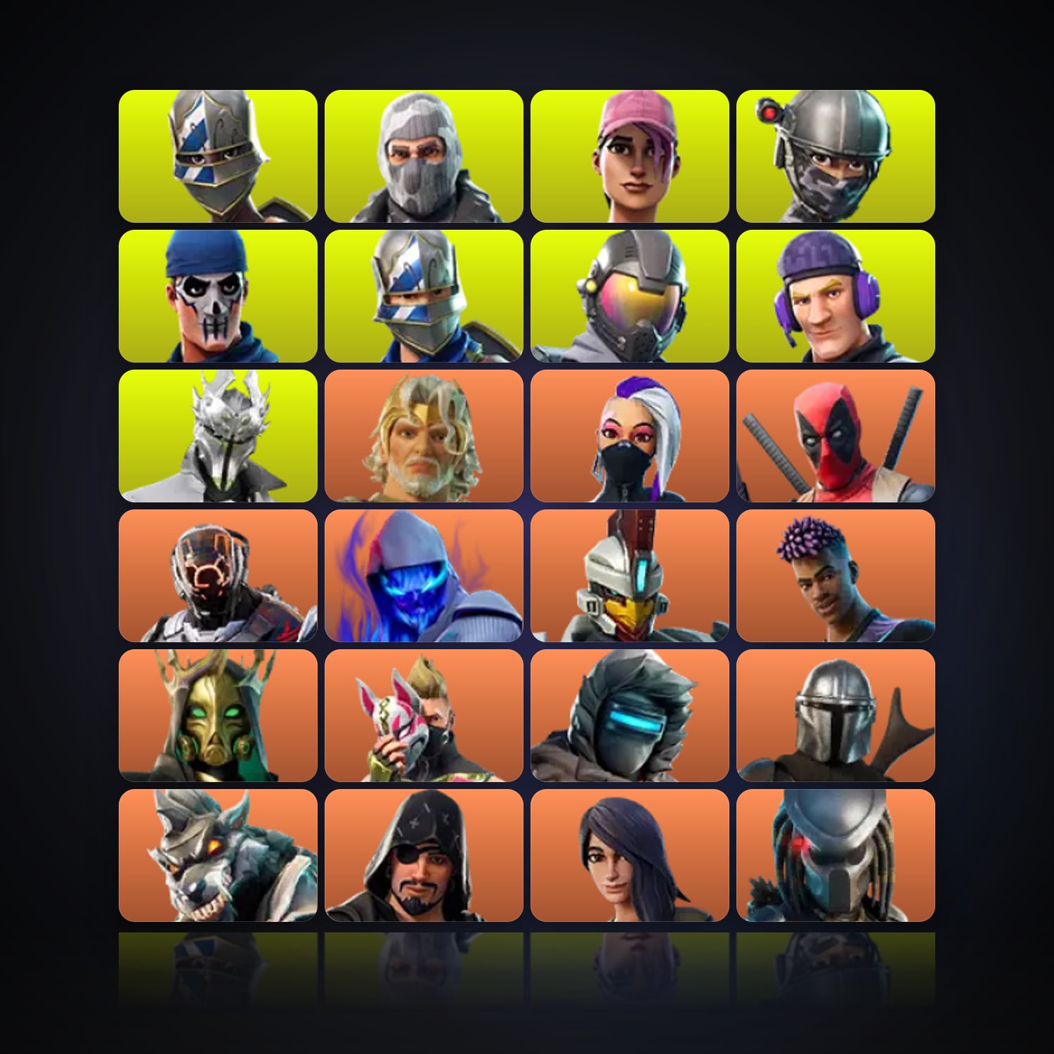 Fortnite | 147 Skins | 50 V-Bucks | Level 2167 | 127 Wins — HabibiAccounts