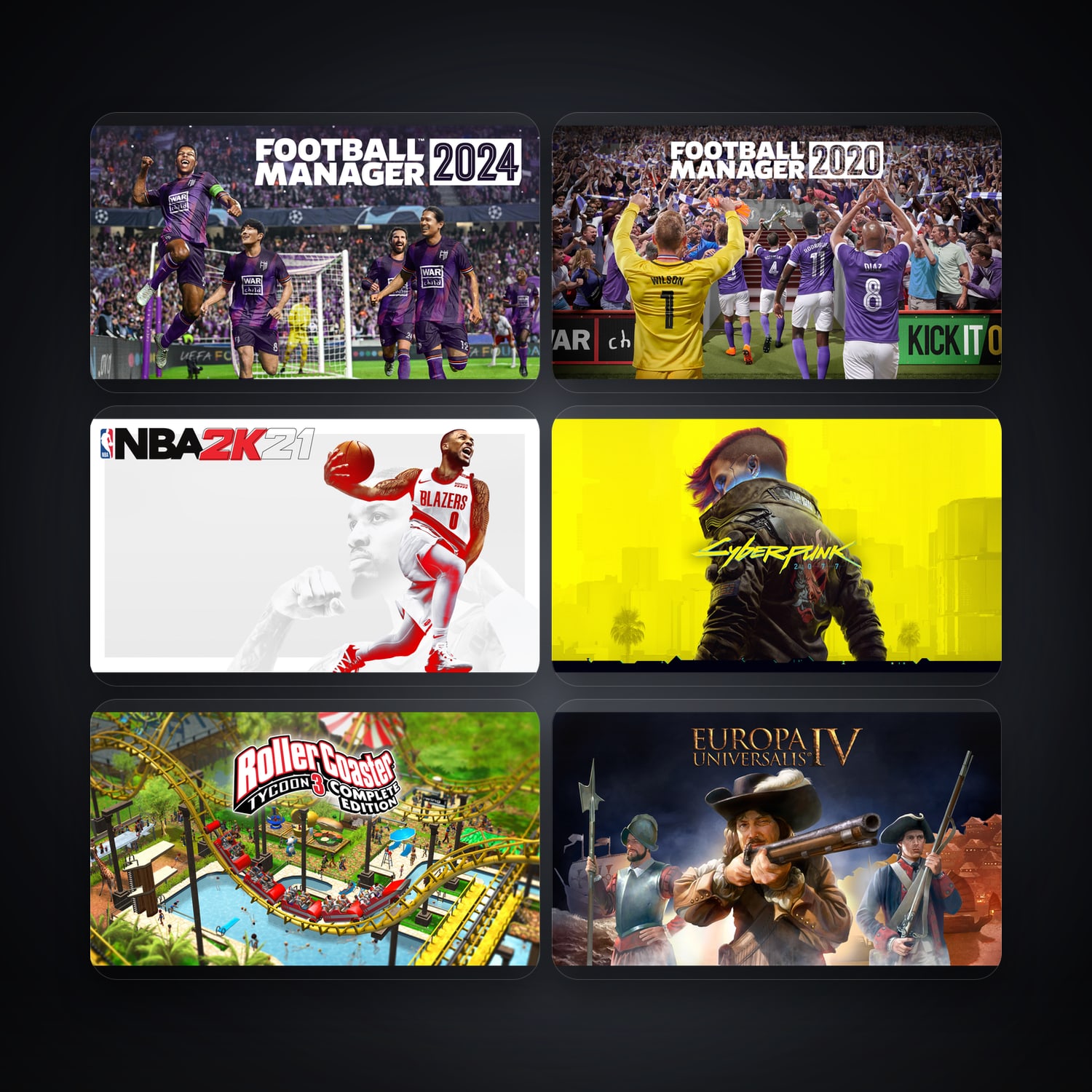 Football Manager 2024 & Football Manager 2020 | 164 Games — HabibiAccounts